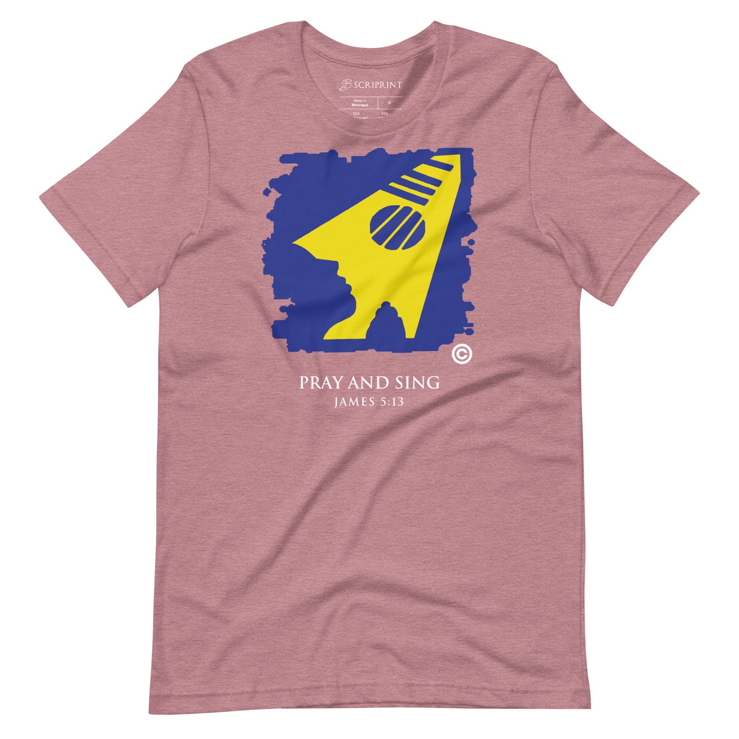 Pray and Sing Dark-Colored Unisex T-Shirt