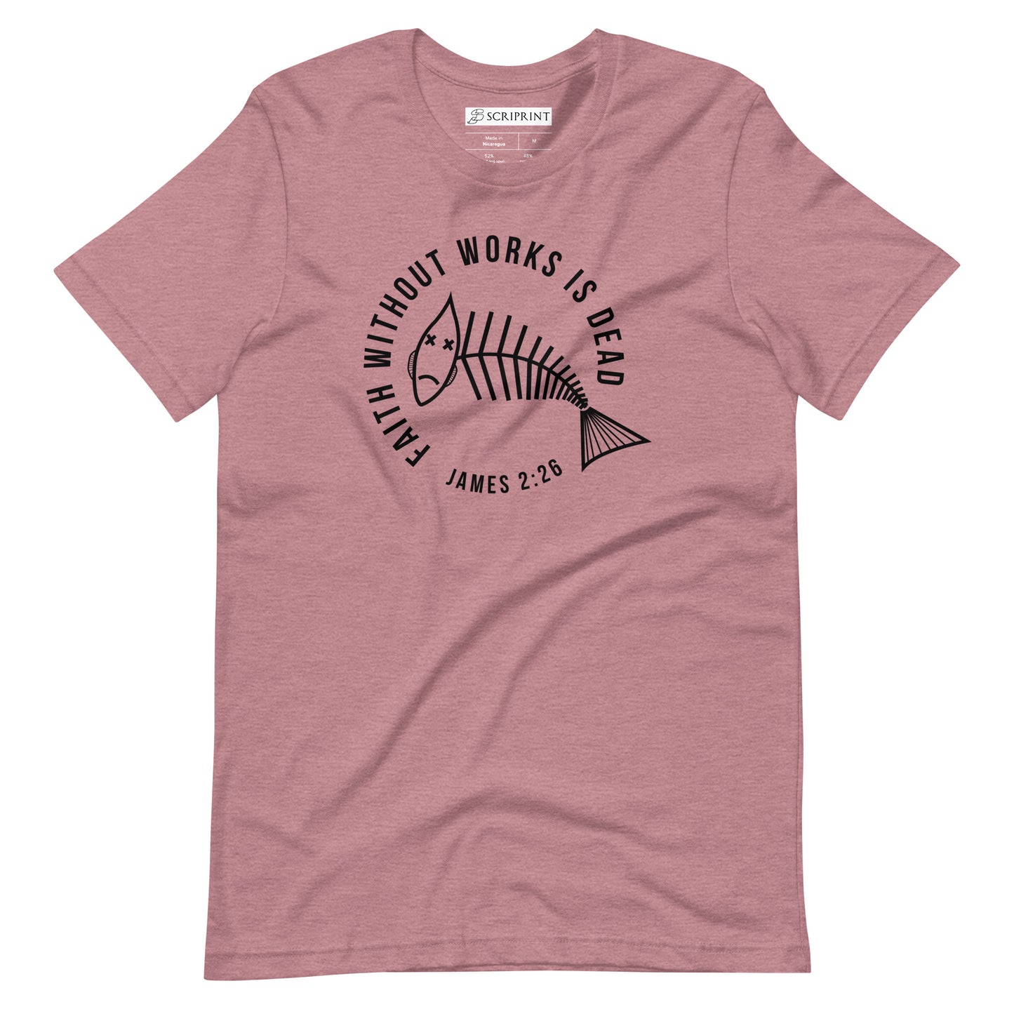 Faith Without Works Verse Short-Sleeve Unisex T-Shirt