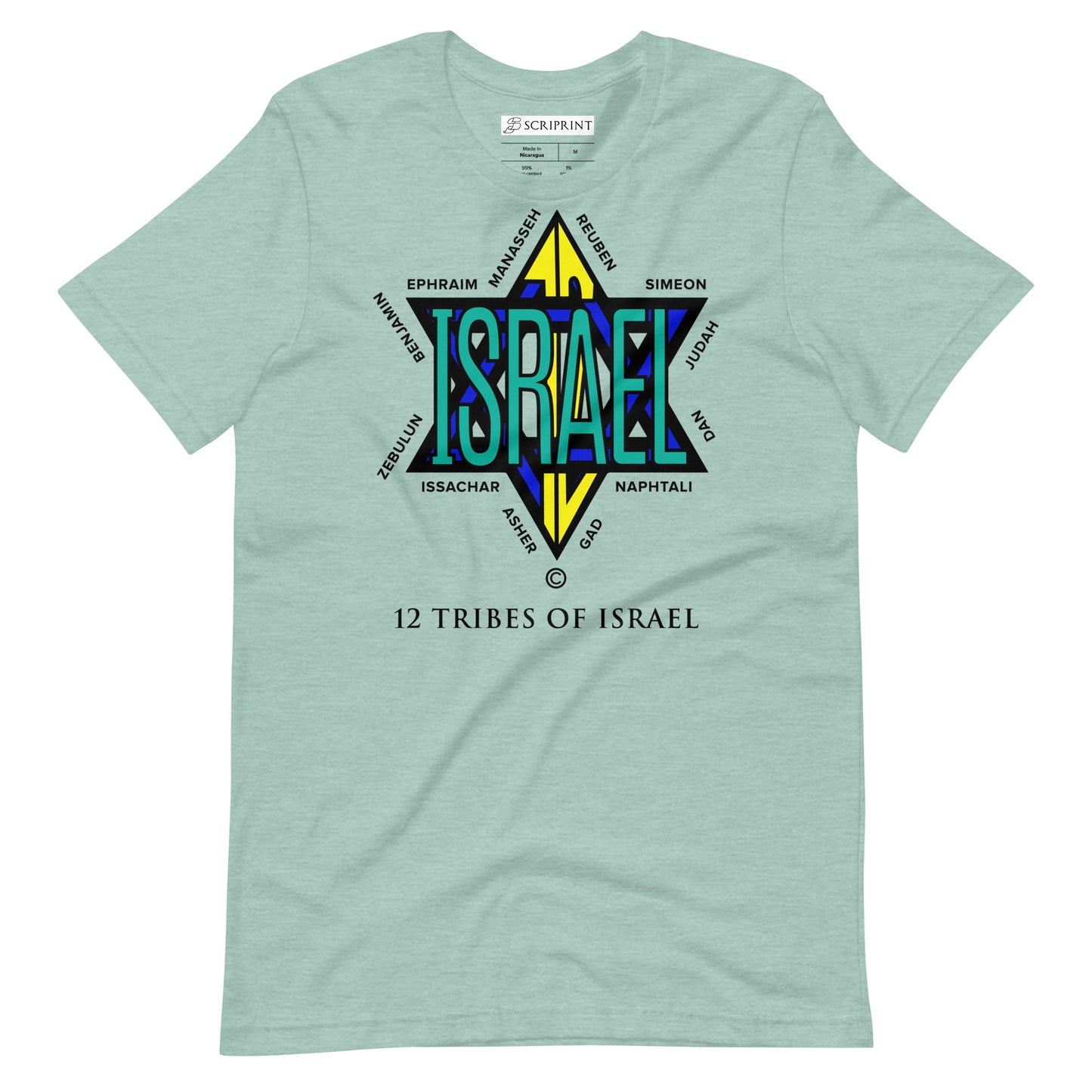 12 Tribes of Israel Men's T-Shirt