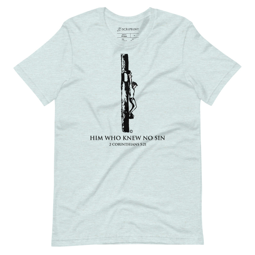 Him Who Knew No Sin Short-Sleeve Unisex T-Shirt