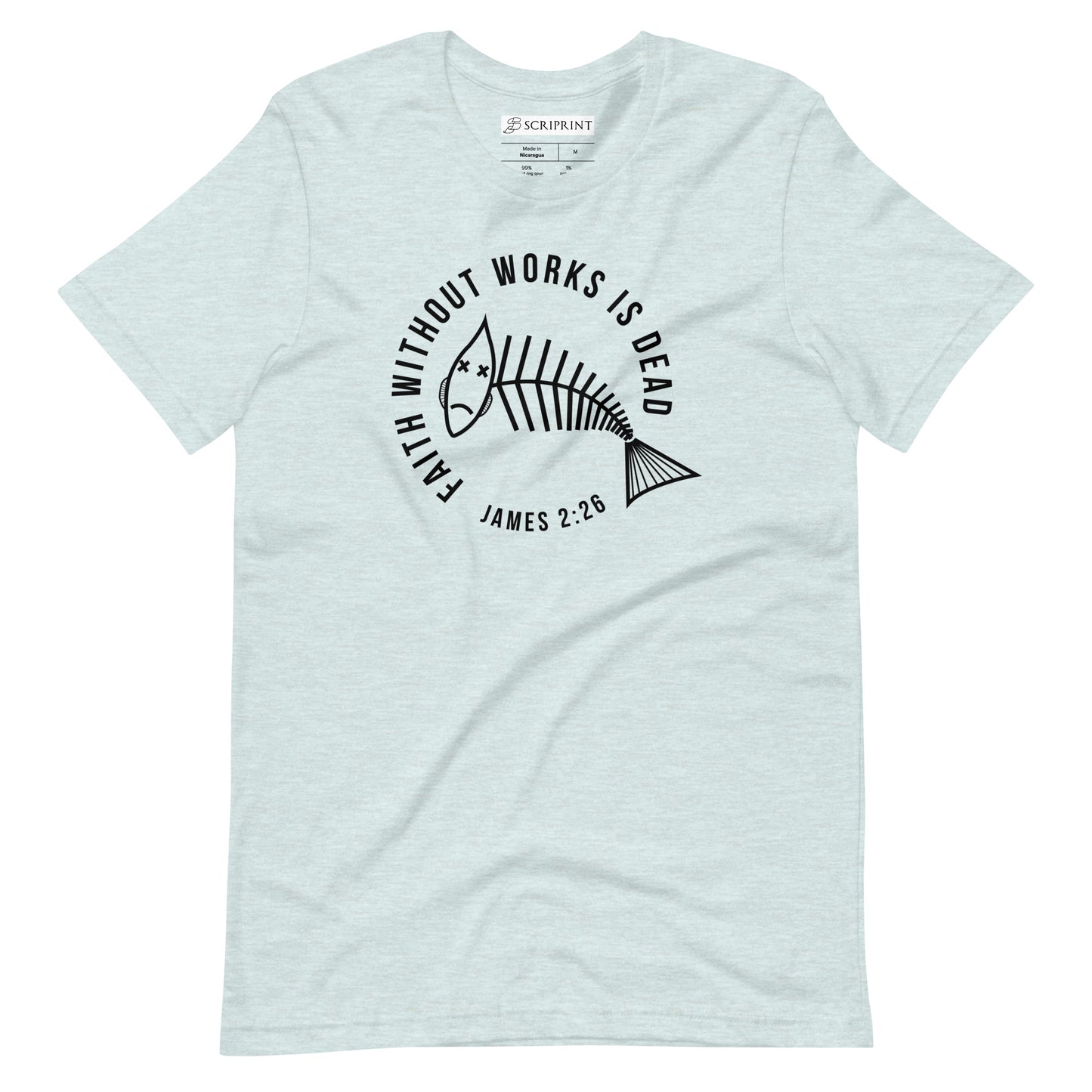 Faith Without Works Verse Short-Sleeve Unisex T-Shirt