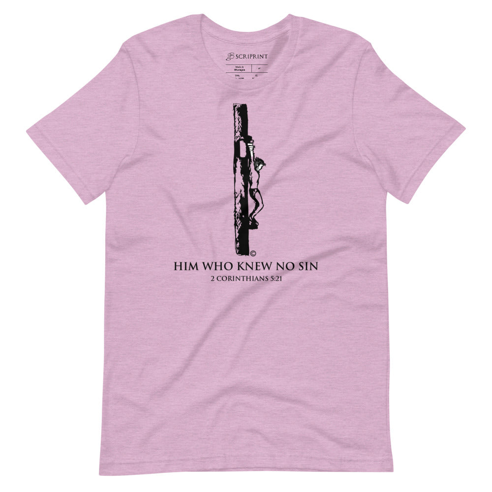 Him Who Knew No Sin Short-Sleeve Unisex T-Shirt