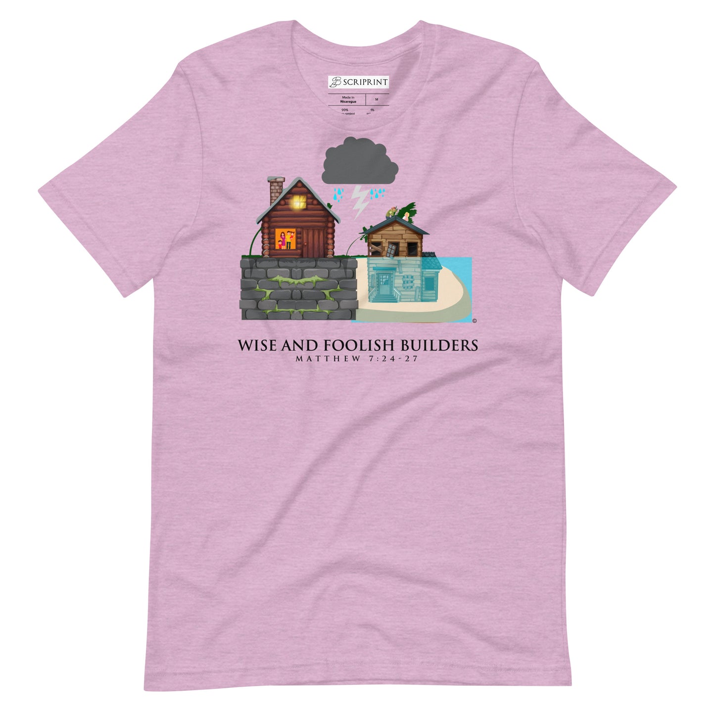 Wise and Foolish Builders Men's T-Shirt