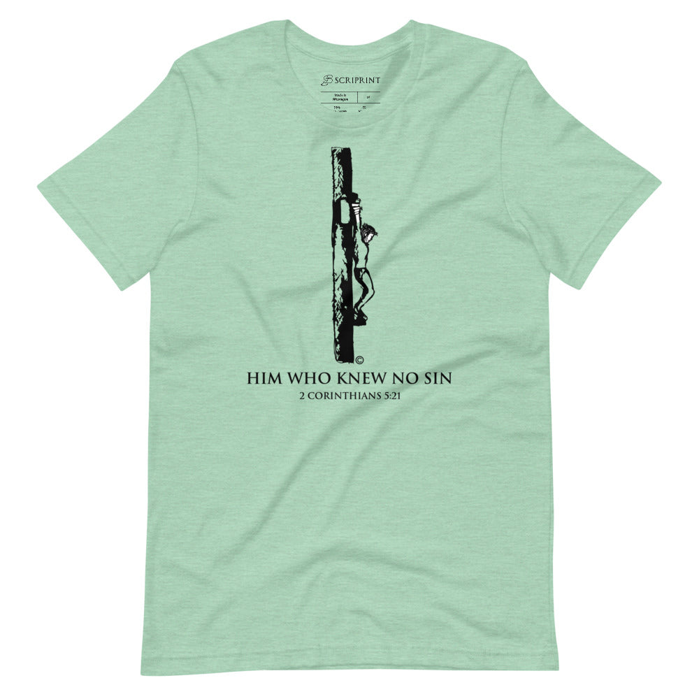 Him Who Knew No Sin Short-Sleeve Unisex T-Shirt