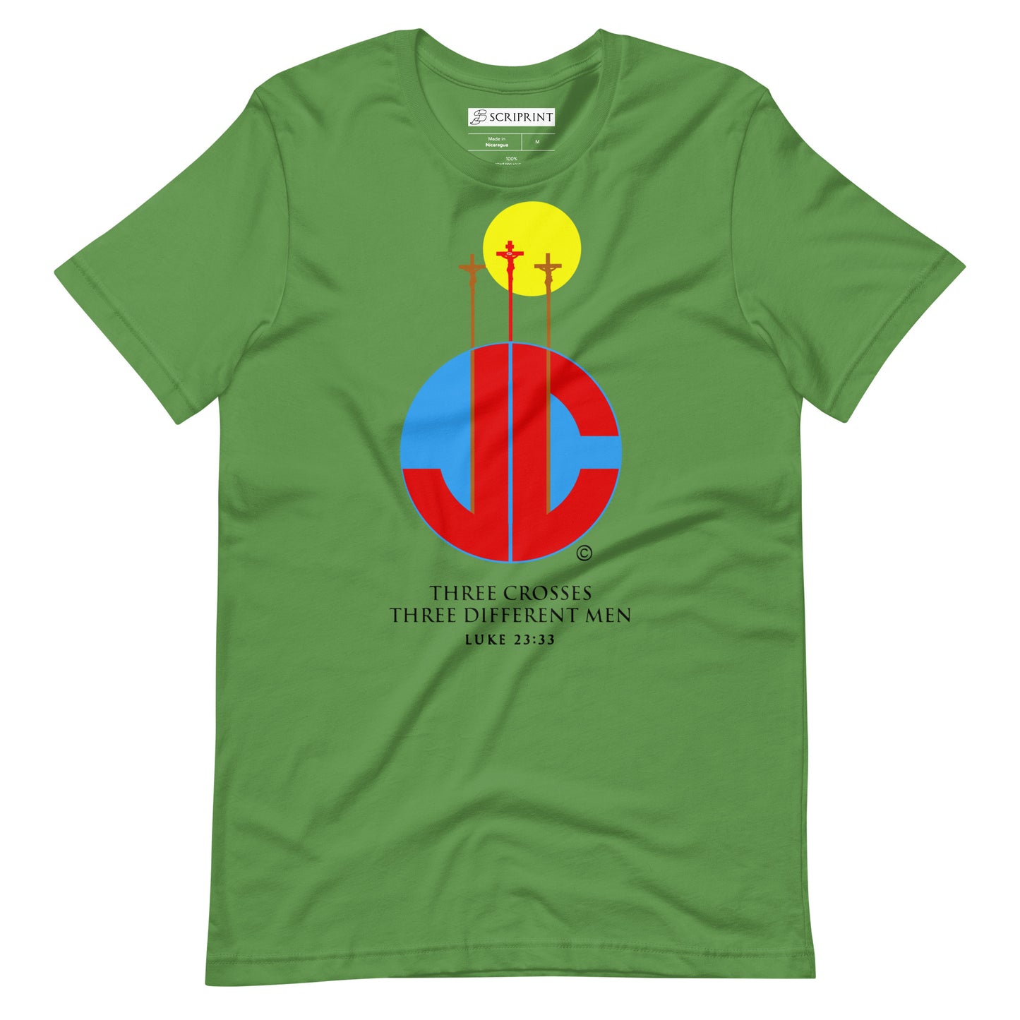Three Crosses Unisex t-shirt