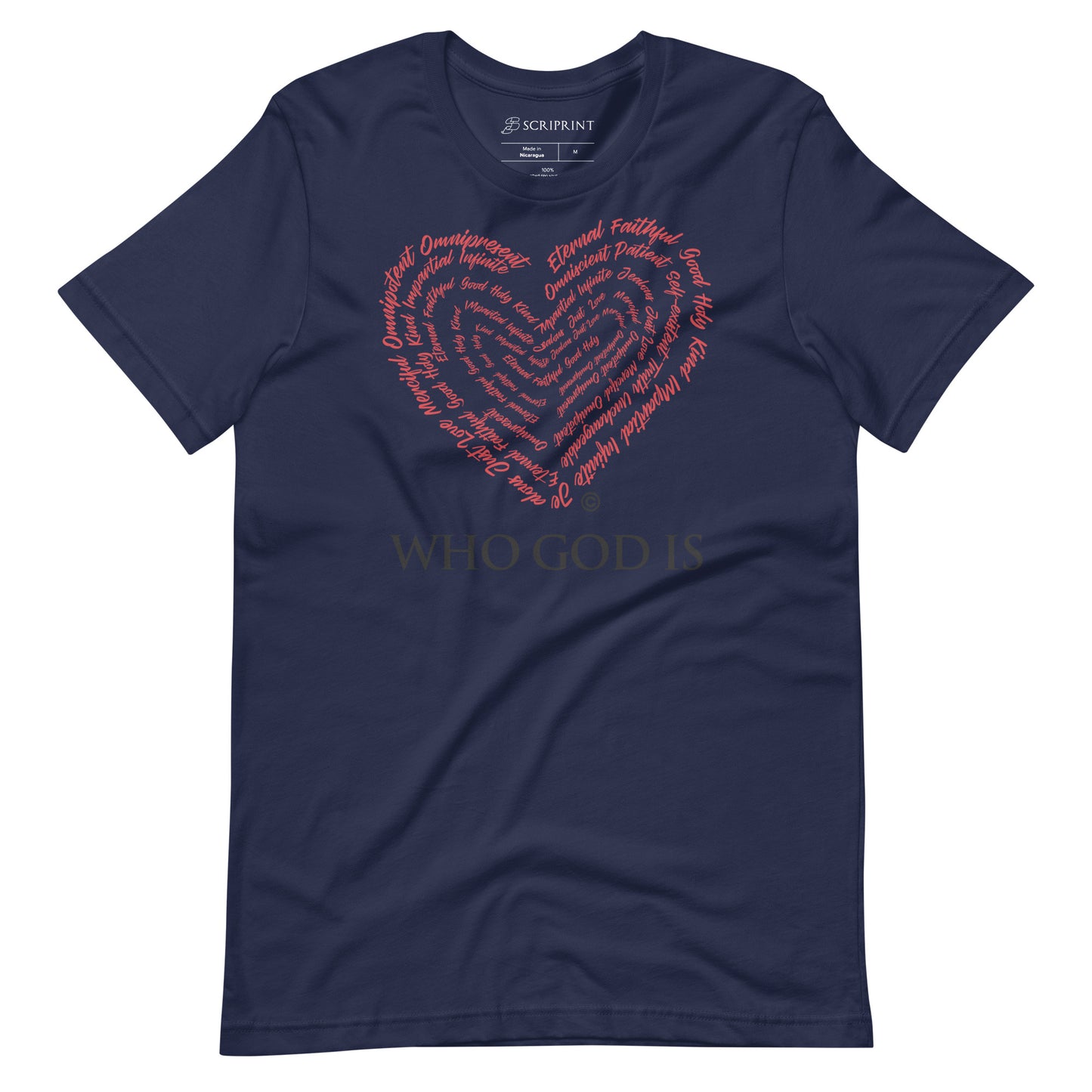 Who God Is Dark-Colored Unisex T-Shirt