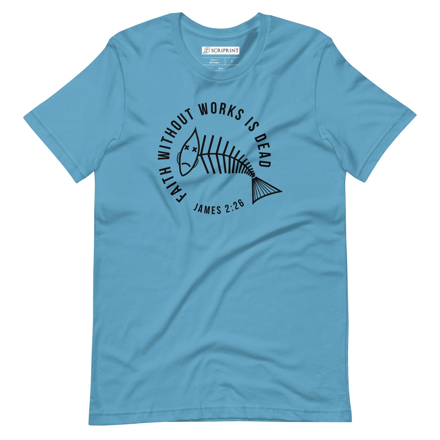 Faith Without Works Verse Short-Sleeve Unisex T-Shirt