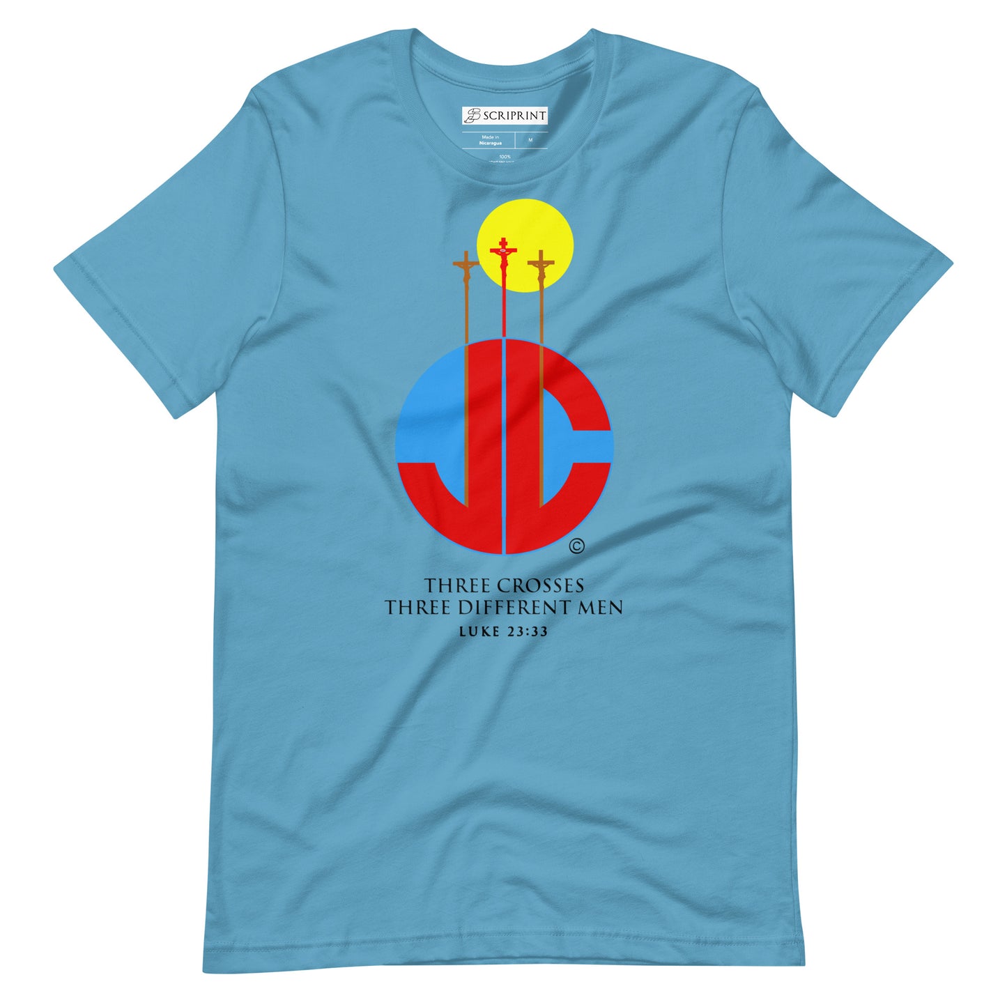 Three Crosses Unisex t-shirt