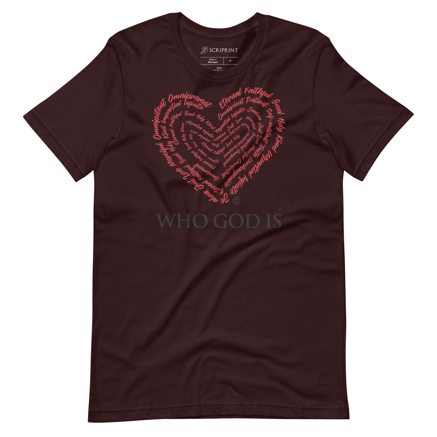 Who God Is Dark-Colored Unisex T-Shirt