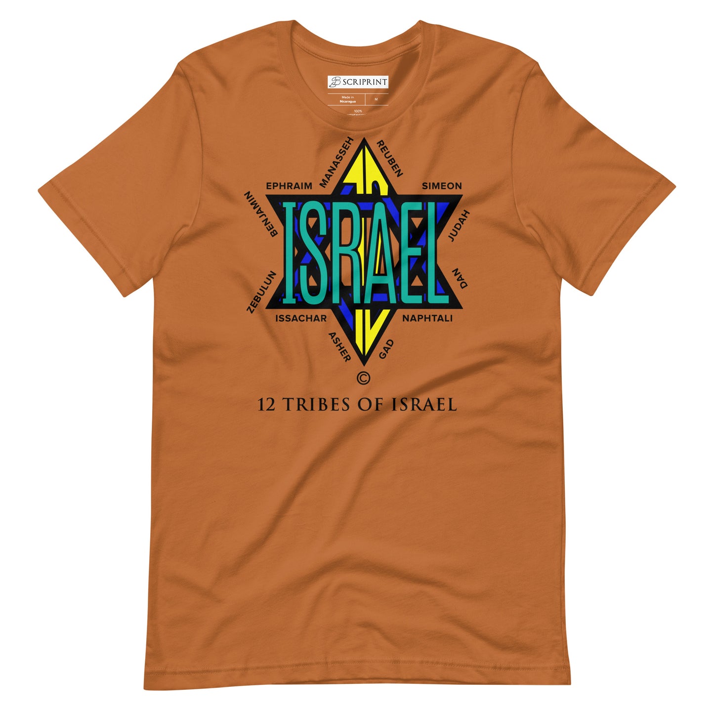 12 Tribes of Israel Men's T-Shirt