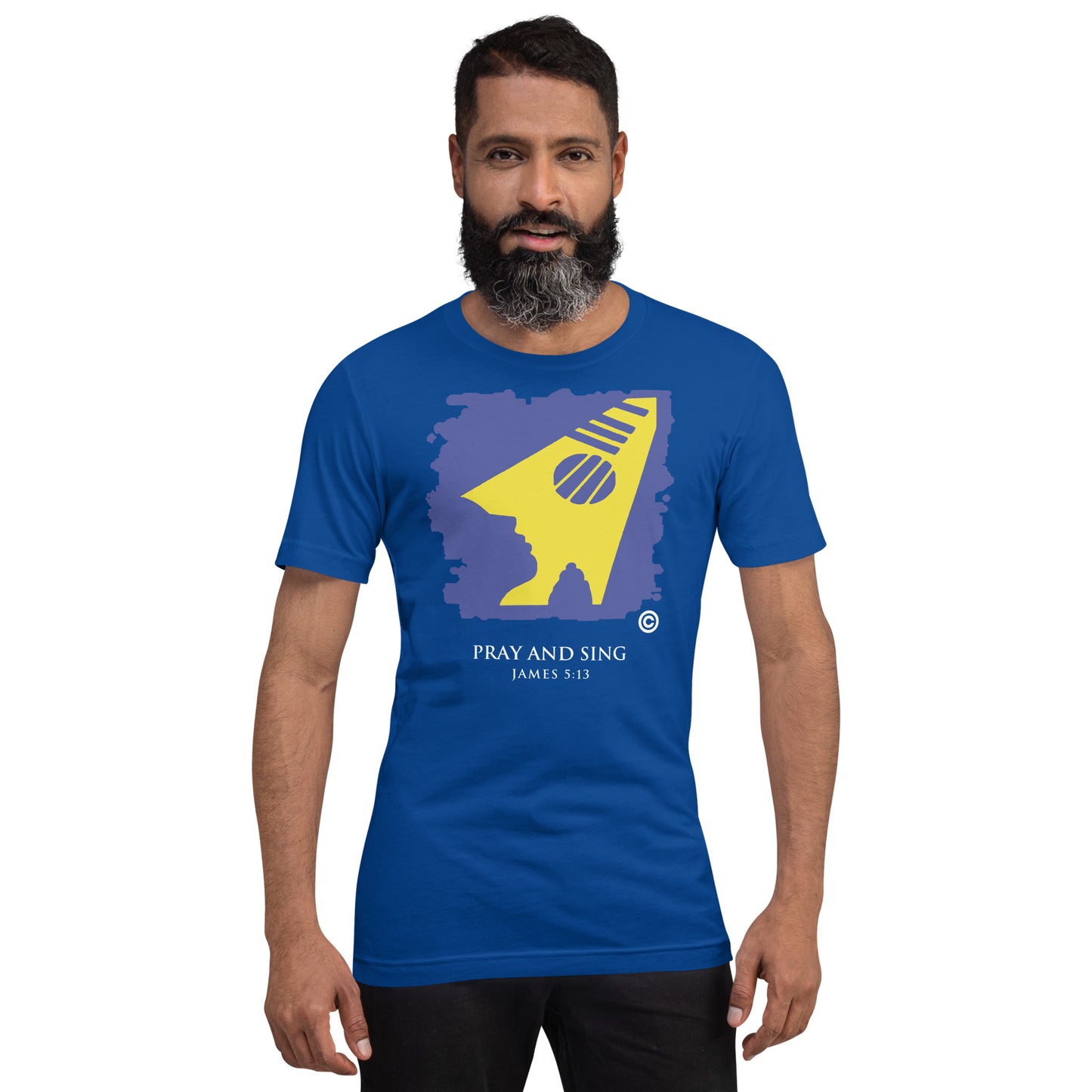 Pray and Sing Dark-Colored Unisex T-Shirt