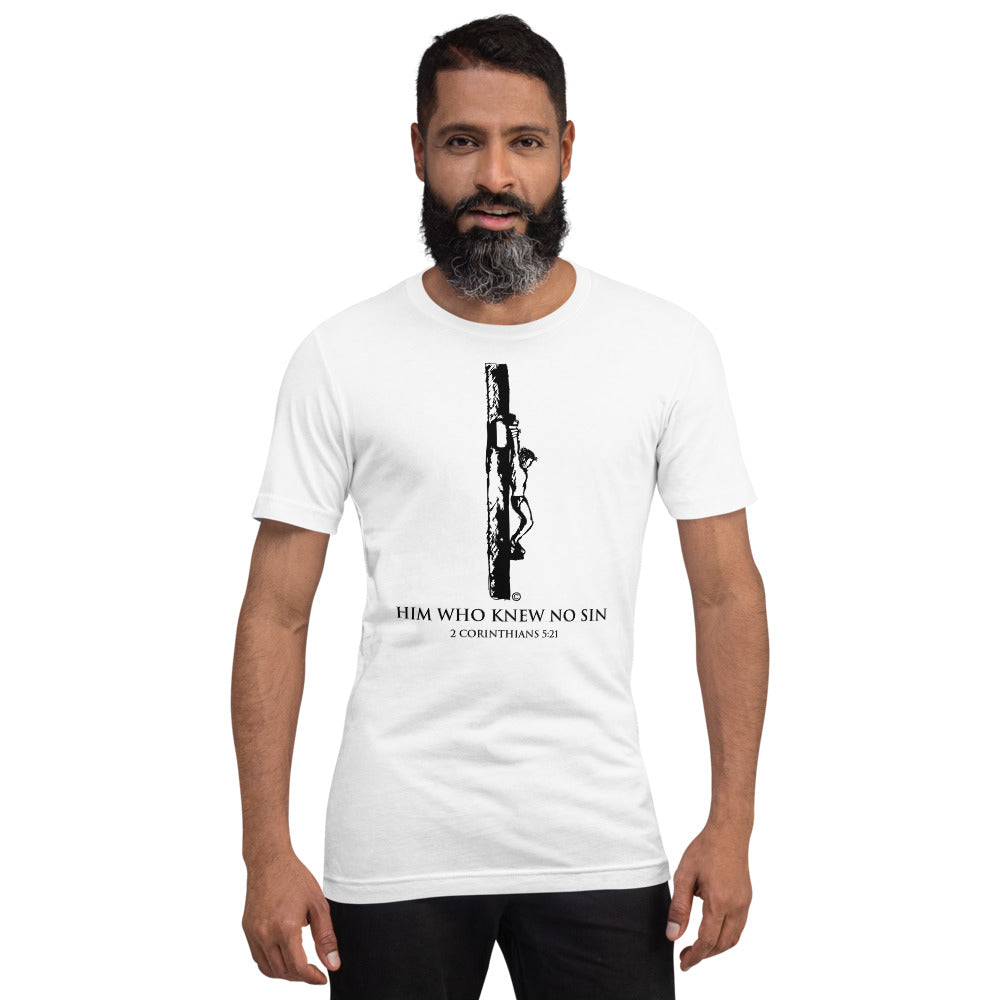 Him Who Knew No Sin Short-Sleeve Unisex T-Shirt