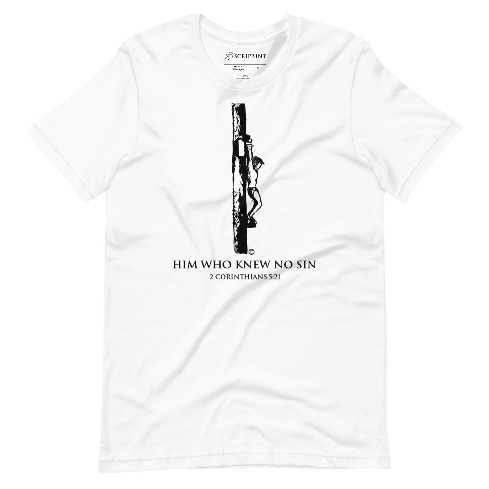 Him Who Knew No Sin Short-Sleeve Unisex T-Shirt
