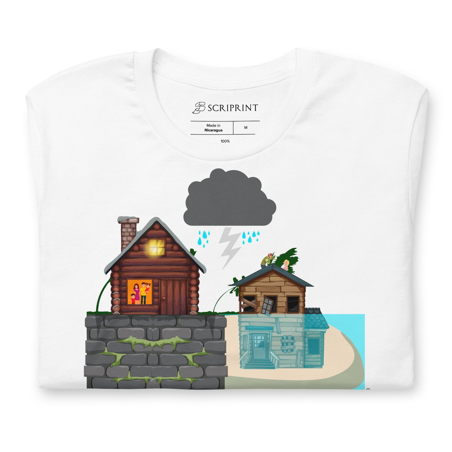 Wise and Foolish Builders Men's T-Shirt