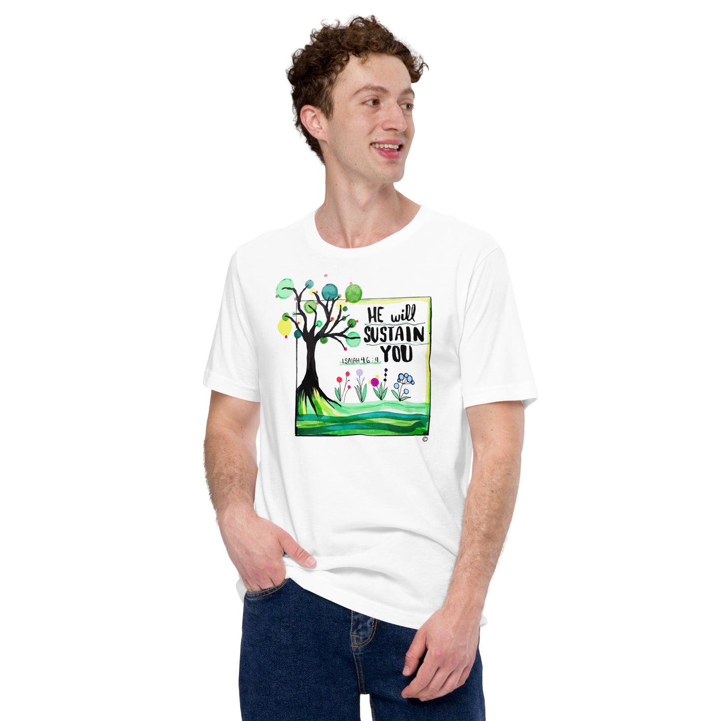 He Will Sustain You Men's T-Shirt