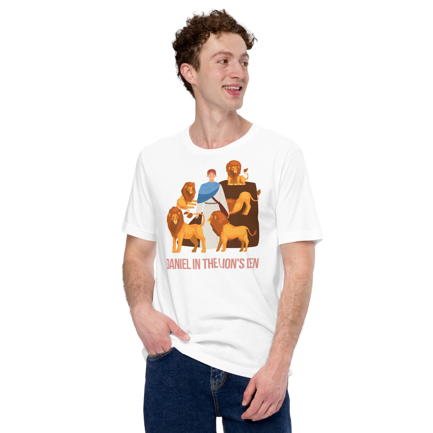 Daniel in the Lion's Den Men's T-Shirt