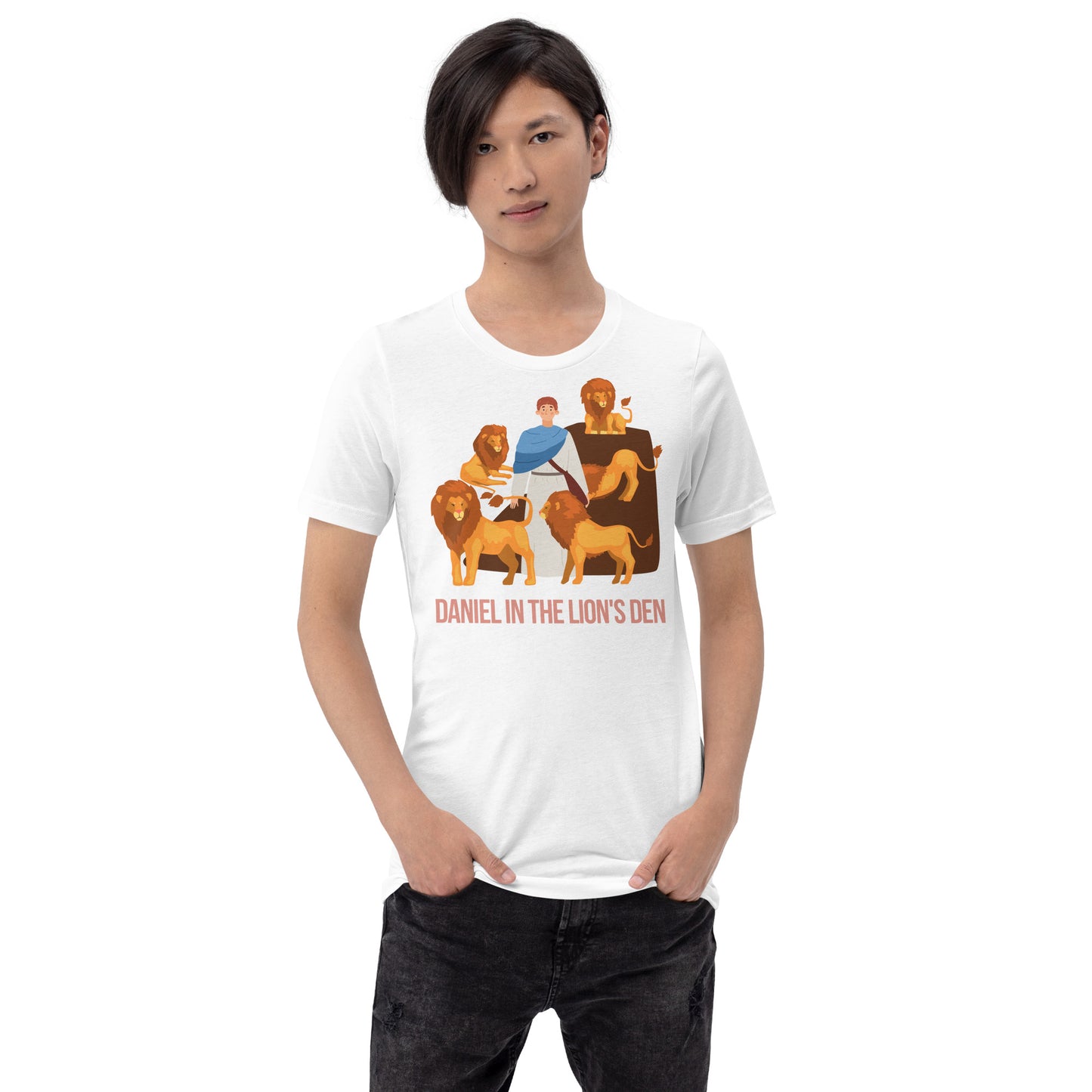 Daniel in the Lion's Den Men's T-Shirt