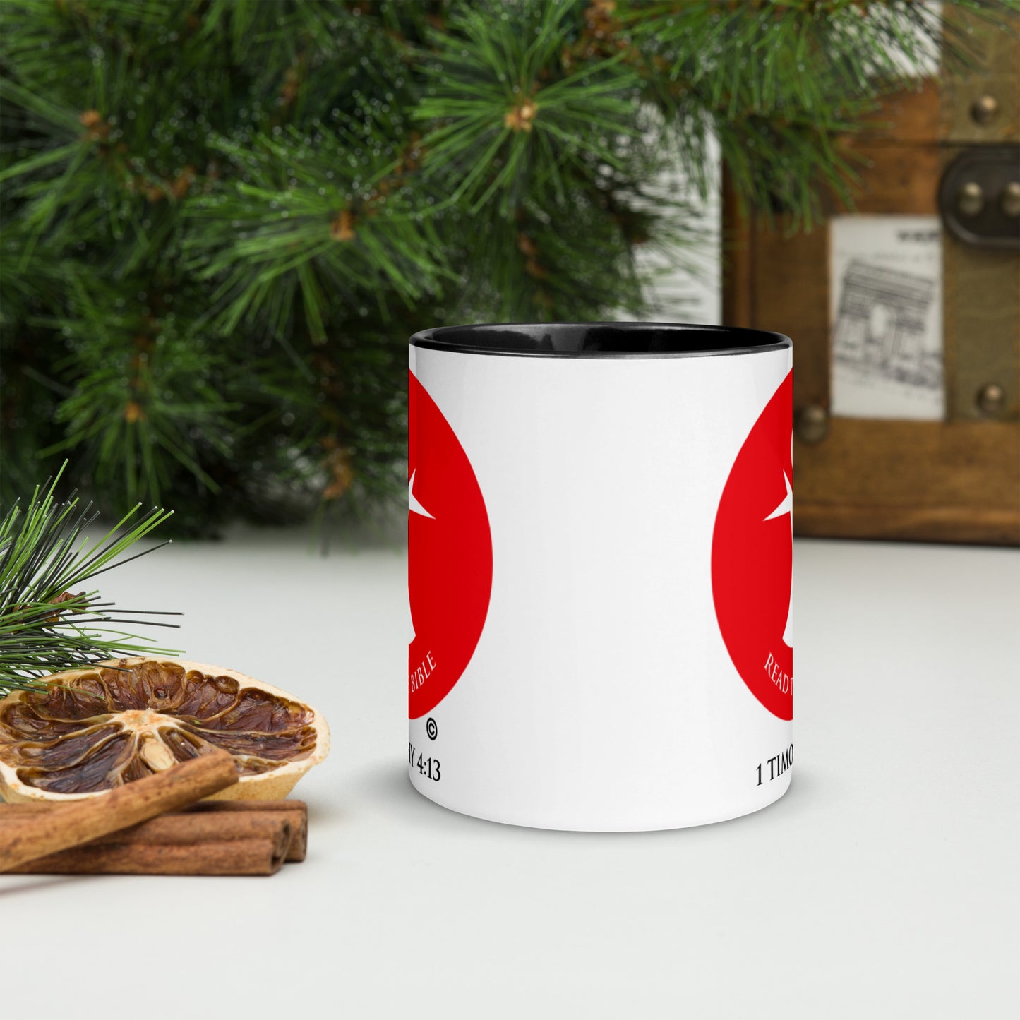 Read the Bible Mug with Color Inside