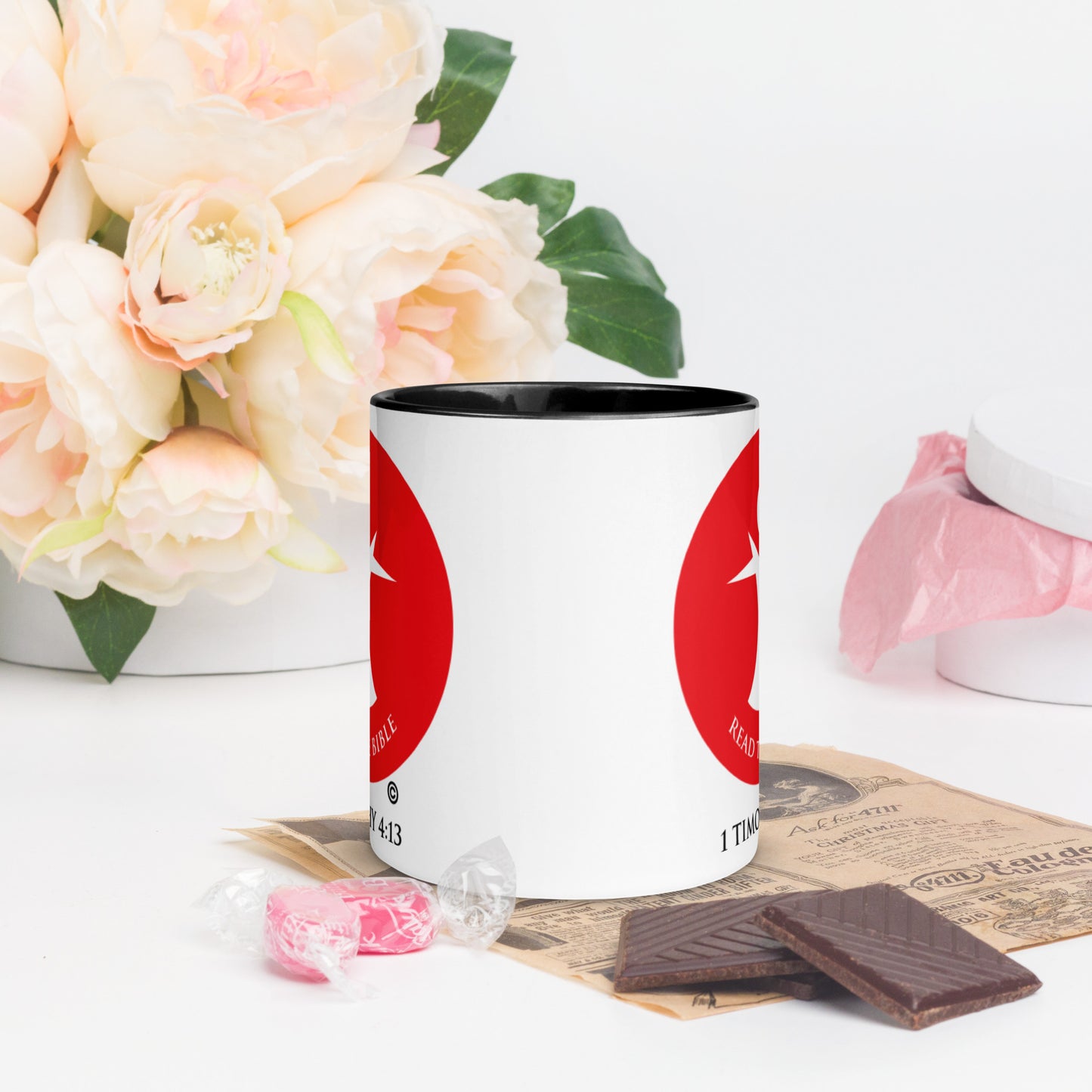 Read the Bible Mug with Color Inside