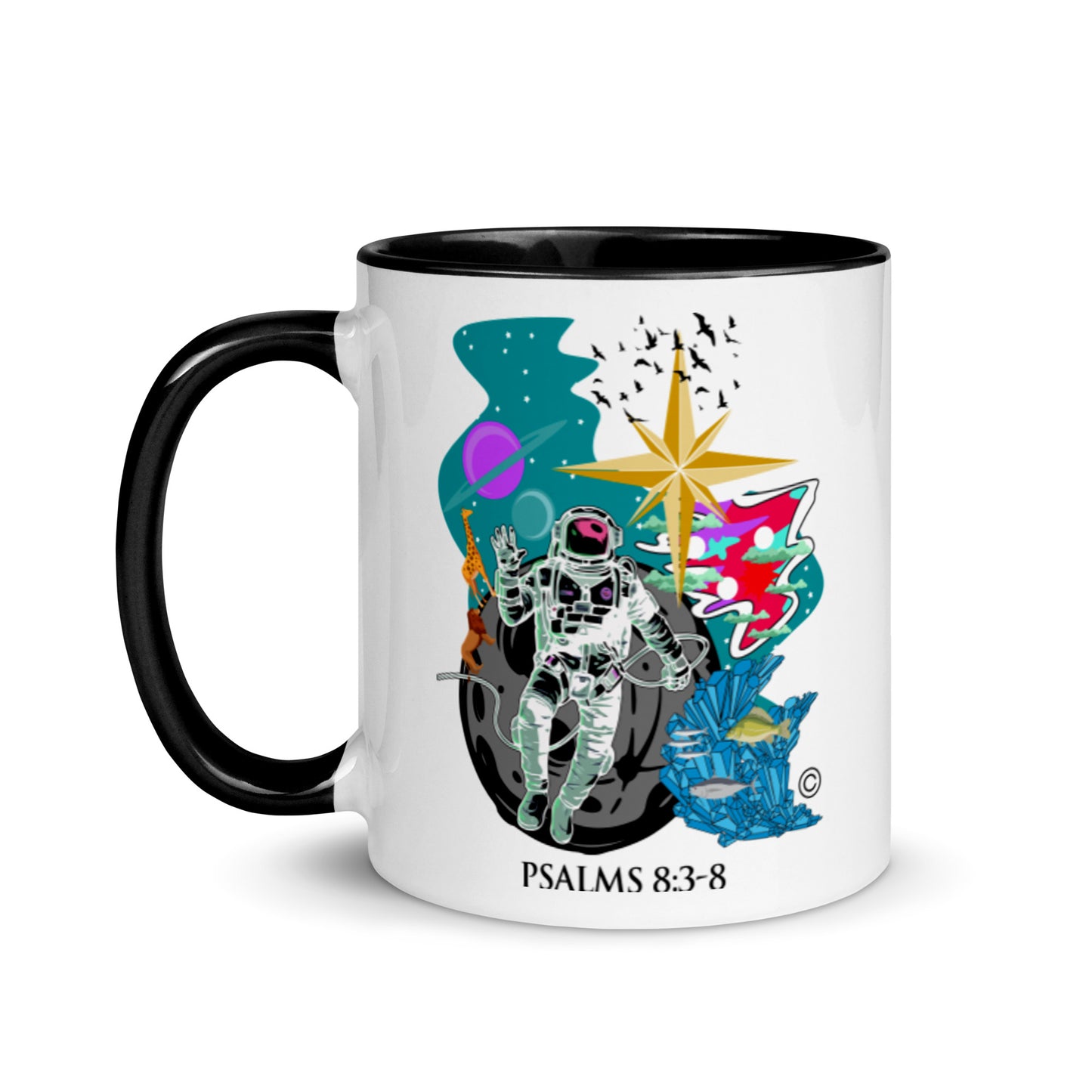 God's Creation Mug with Color Inside