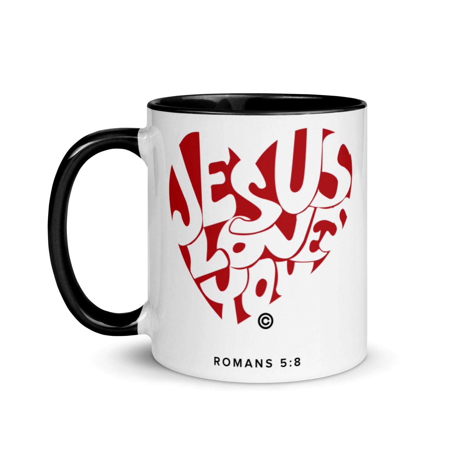 Jesus Loves You Mug with Color Inside