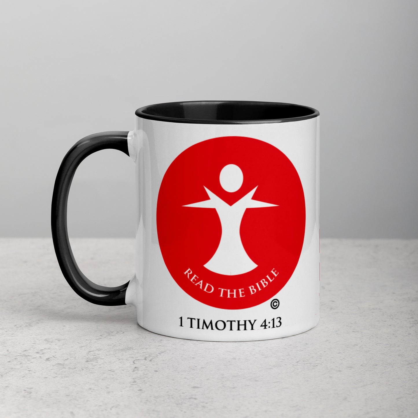 Read the Bible Mug with Color Inside