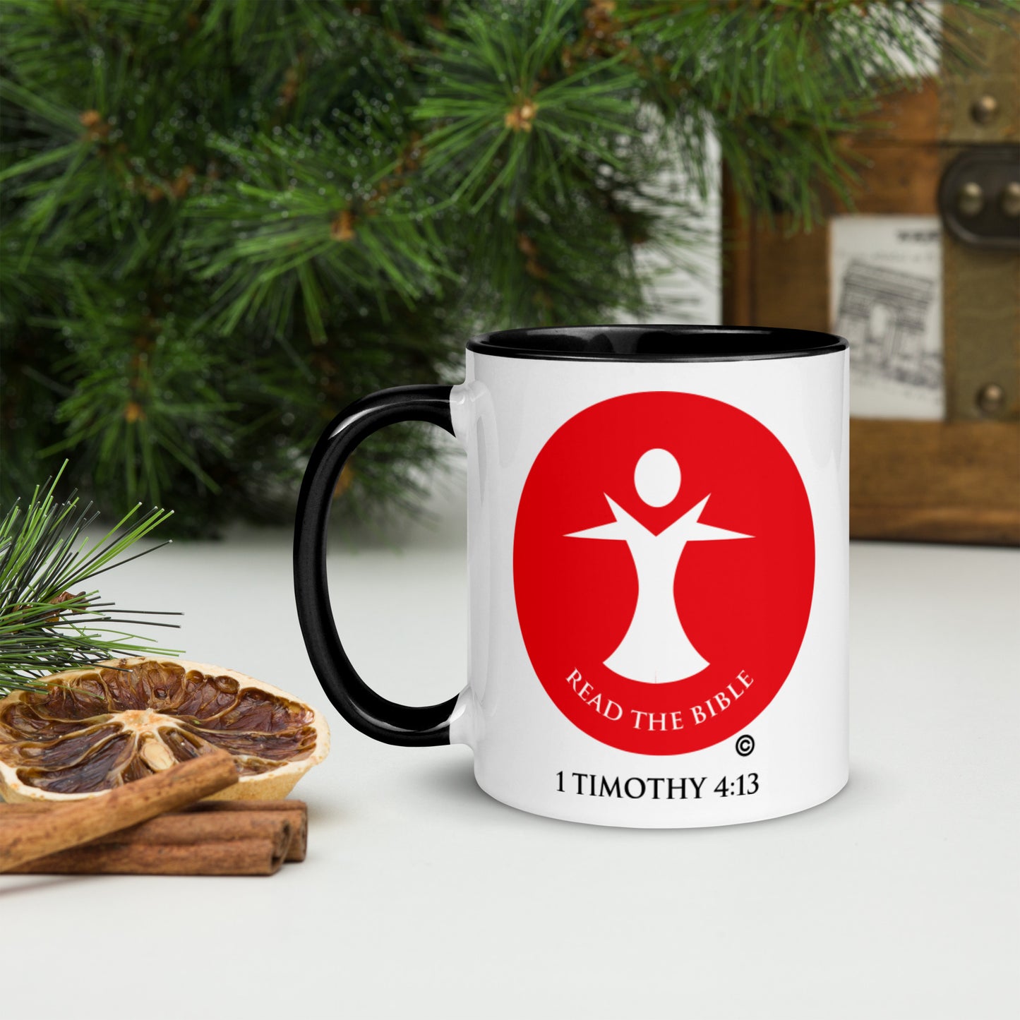 Read the Bible Mug with Color Inside