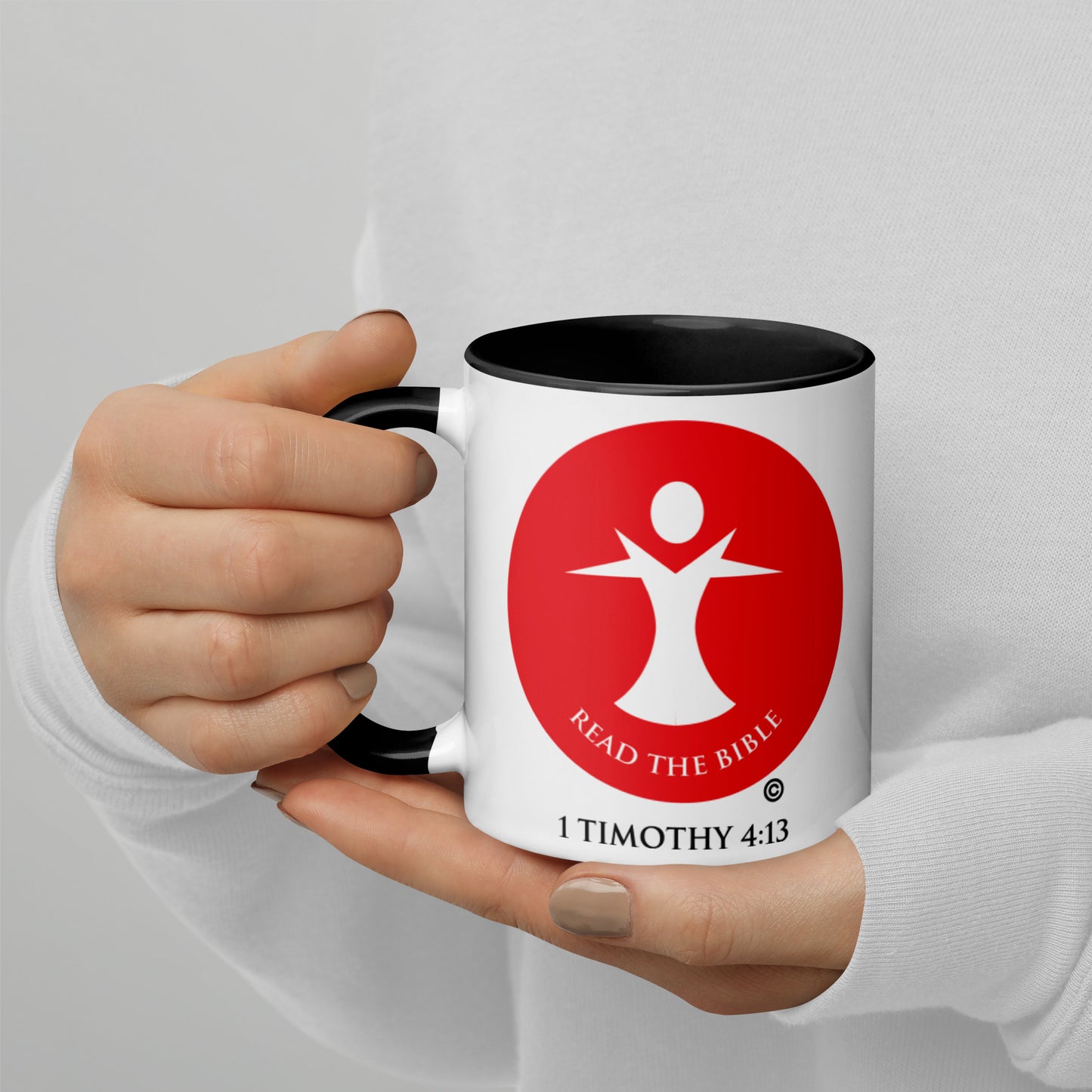 Read the Bible Mug with Color Inside