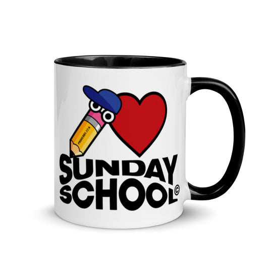 Sunday School Mug with Color Inside