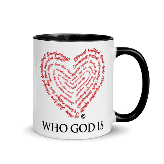 Who God Is Mug with Color Inside