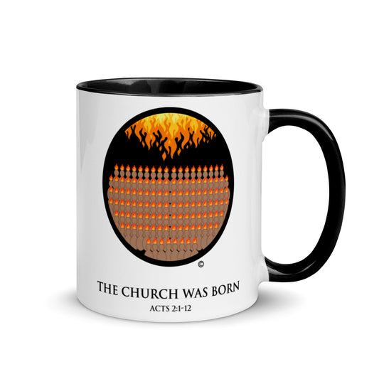 The Church was Born Mug with Color Inside
