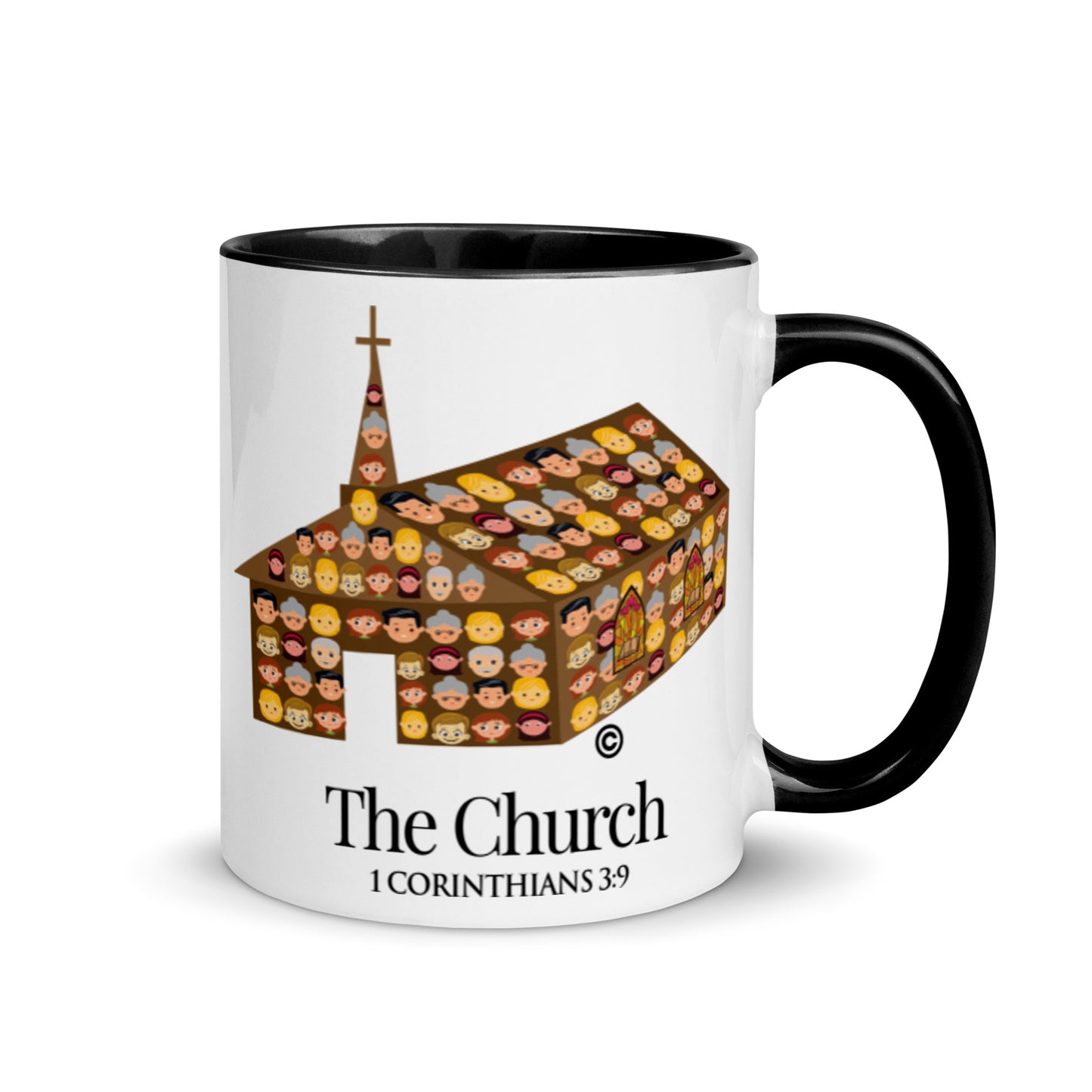 The Church Mug with Color Inside