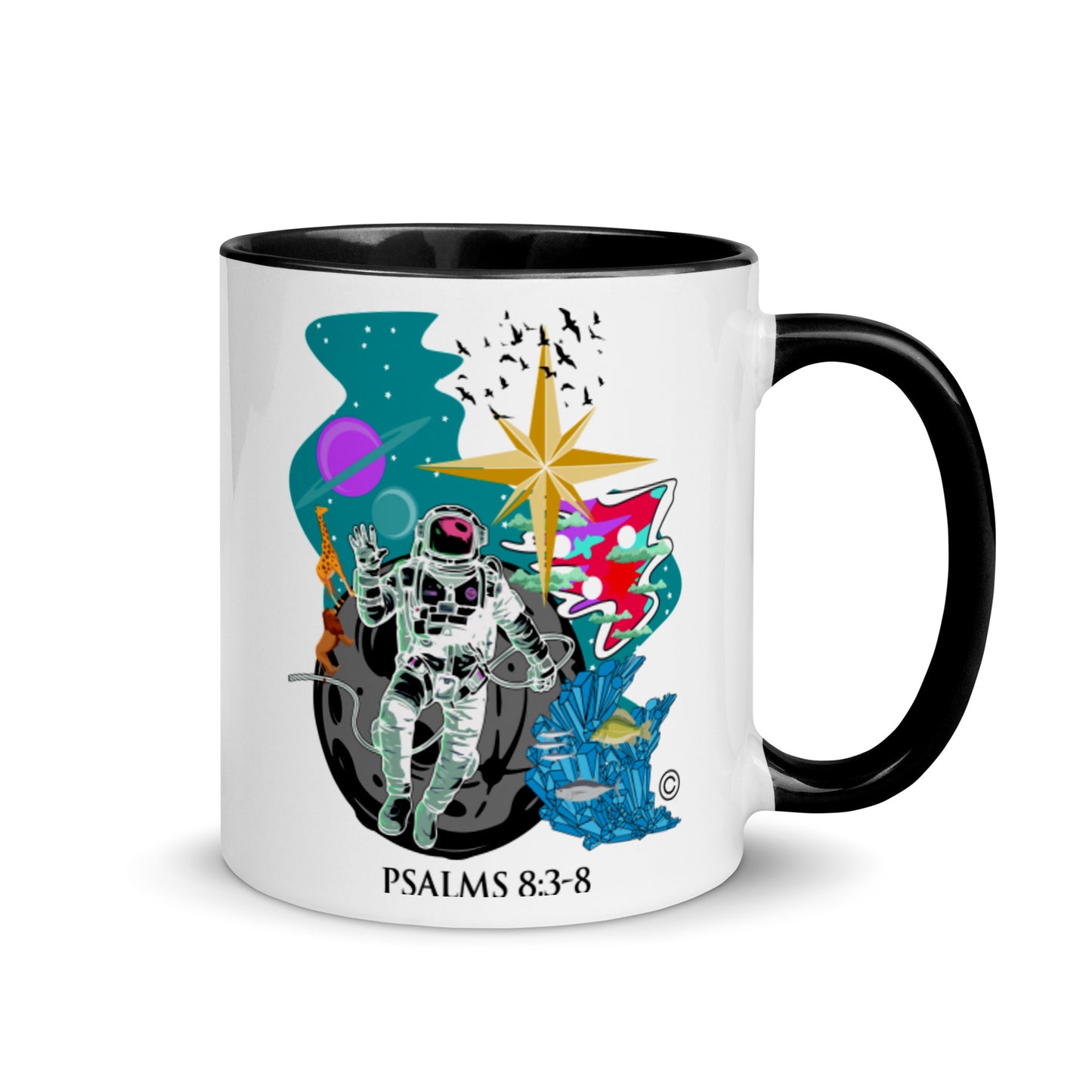 God's Creation Mug with Color Inside