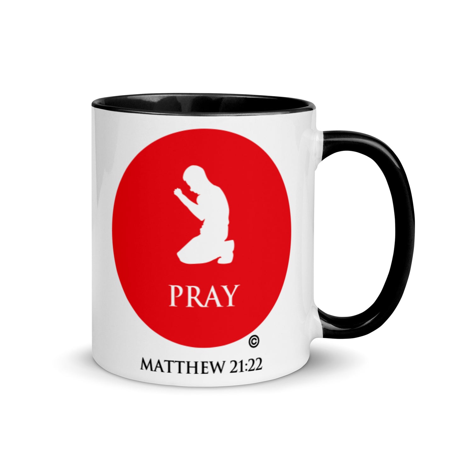 Pray Mug with Color Inside