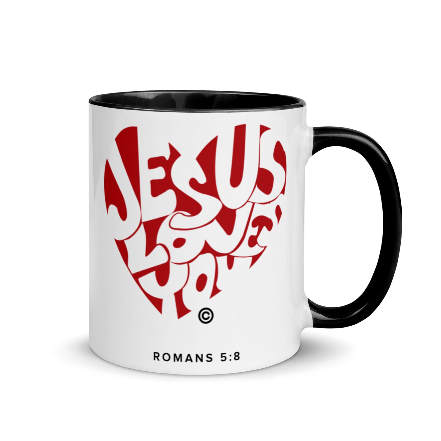 Jesus Loves You Mug with Color Inside