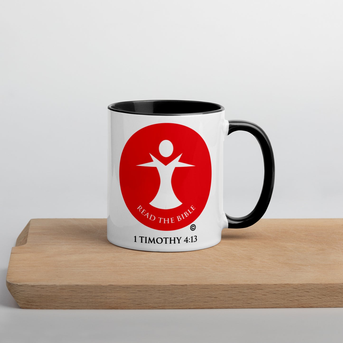 Read the Bible Mug with Color Inside