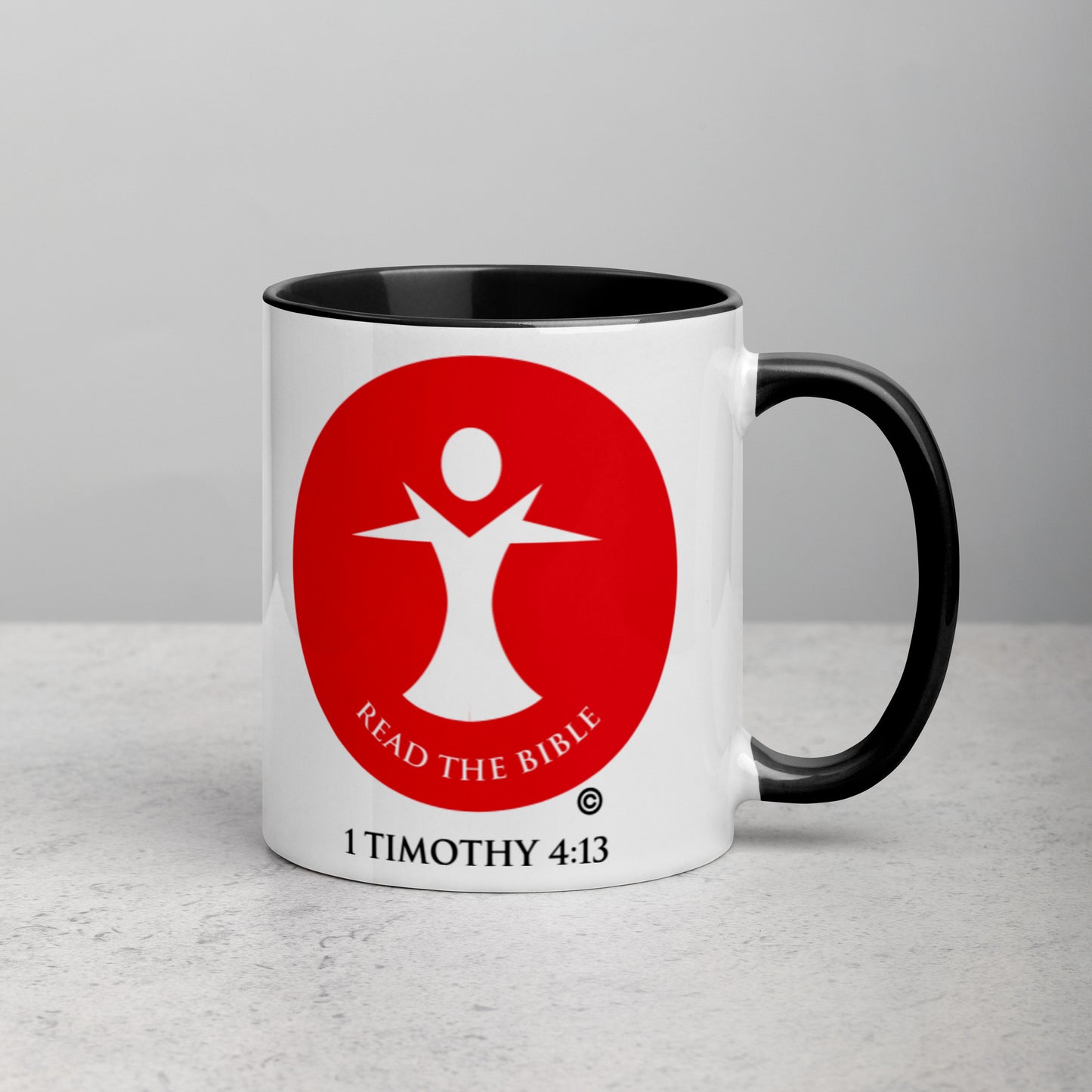 Read the Bible Mug with Color Inside