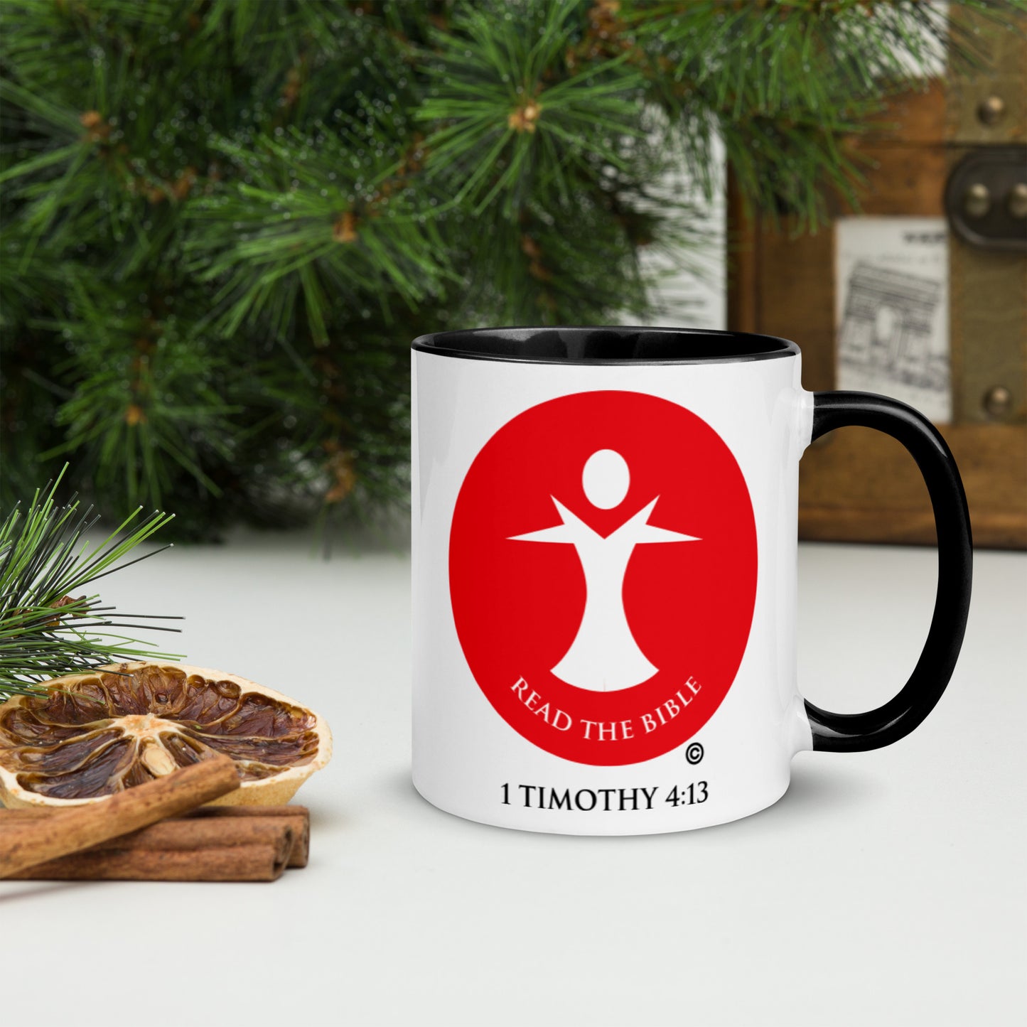 Read the Bible Mug with Color Inside