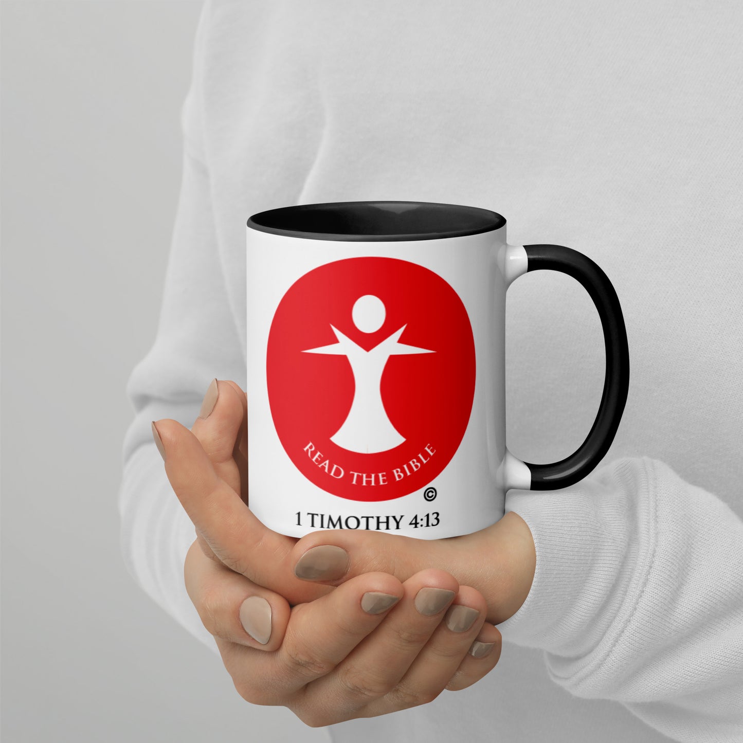 Read the Bible Mug with Color Inside