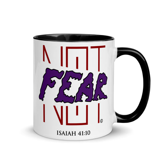 Fear Not Mug with Color Inside