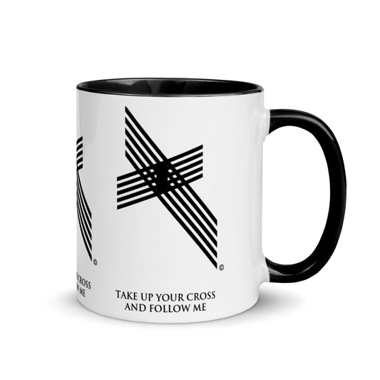 Take Up Your Cross Mug with Color Inside