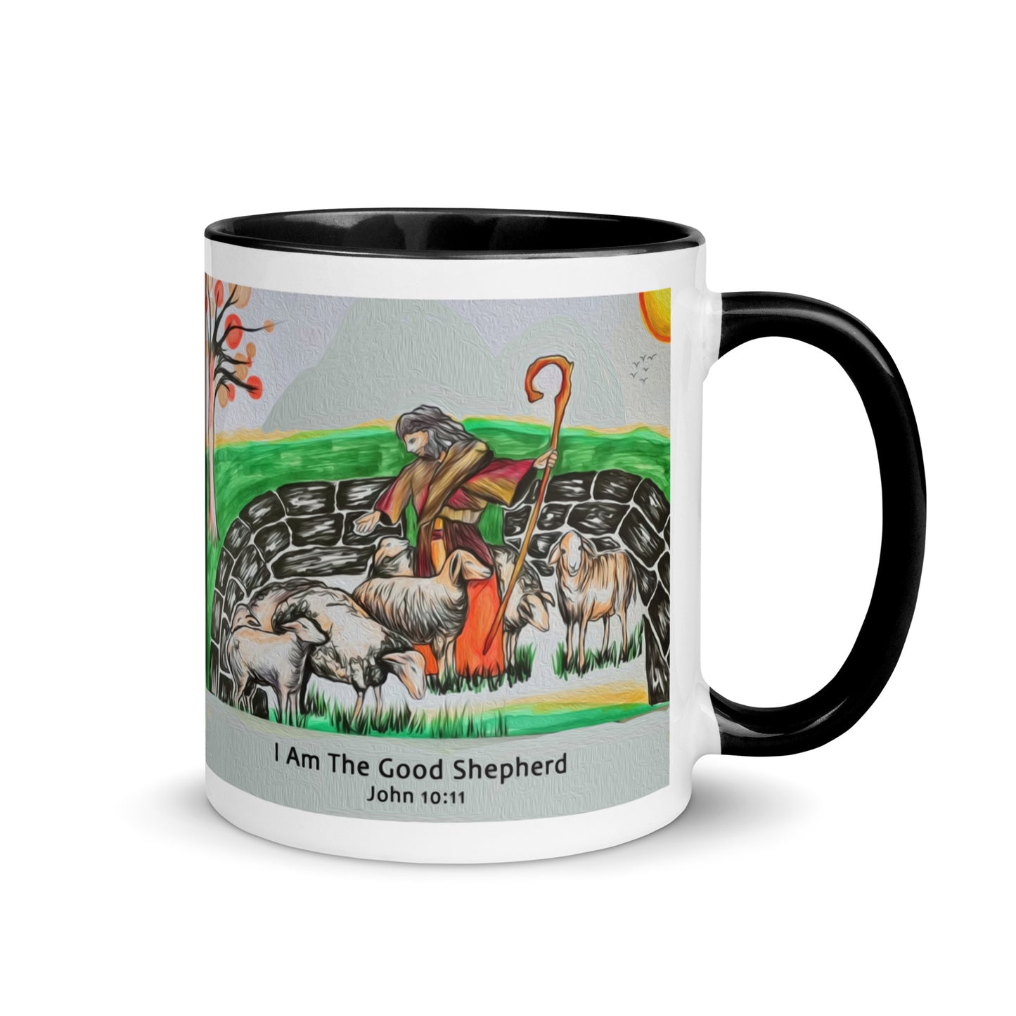 Good Shepherd Mug with Color Inside
