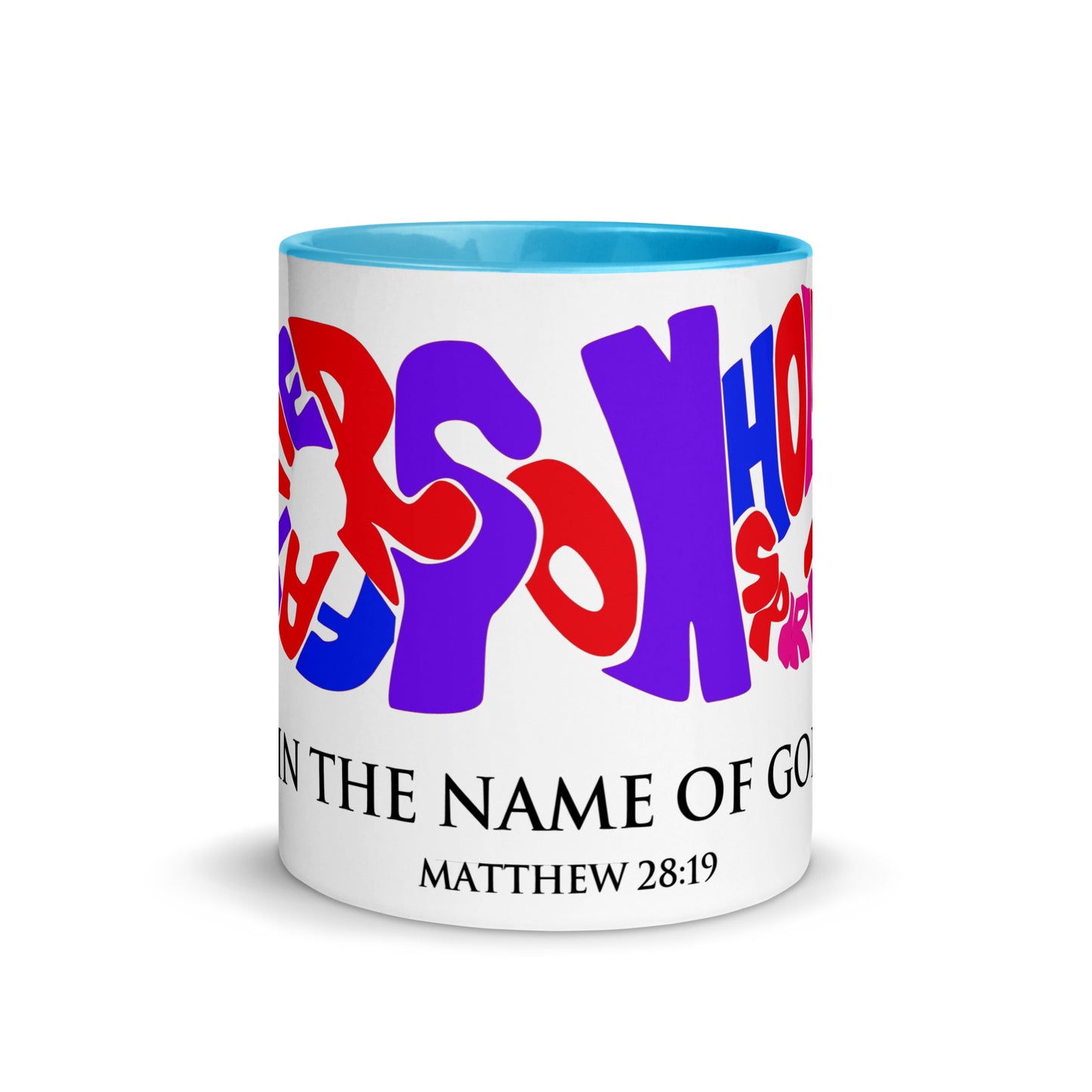 In the Name of God Mug with Color Inside