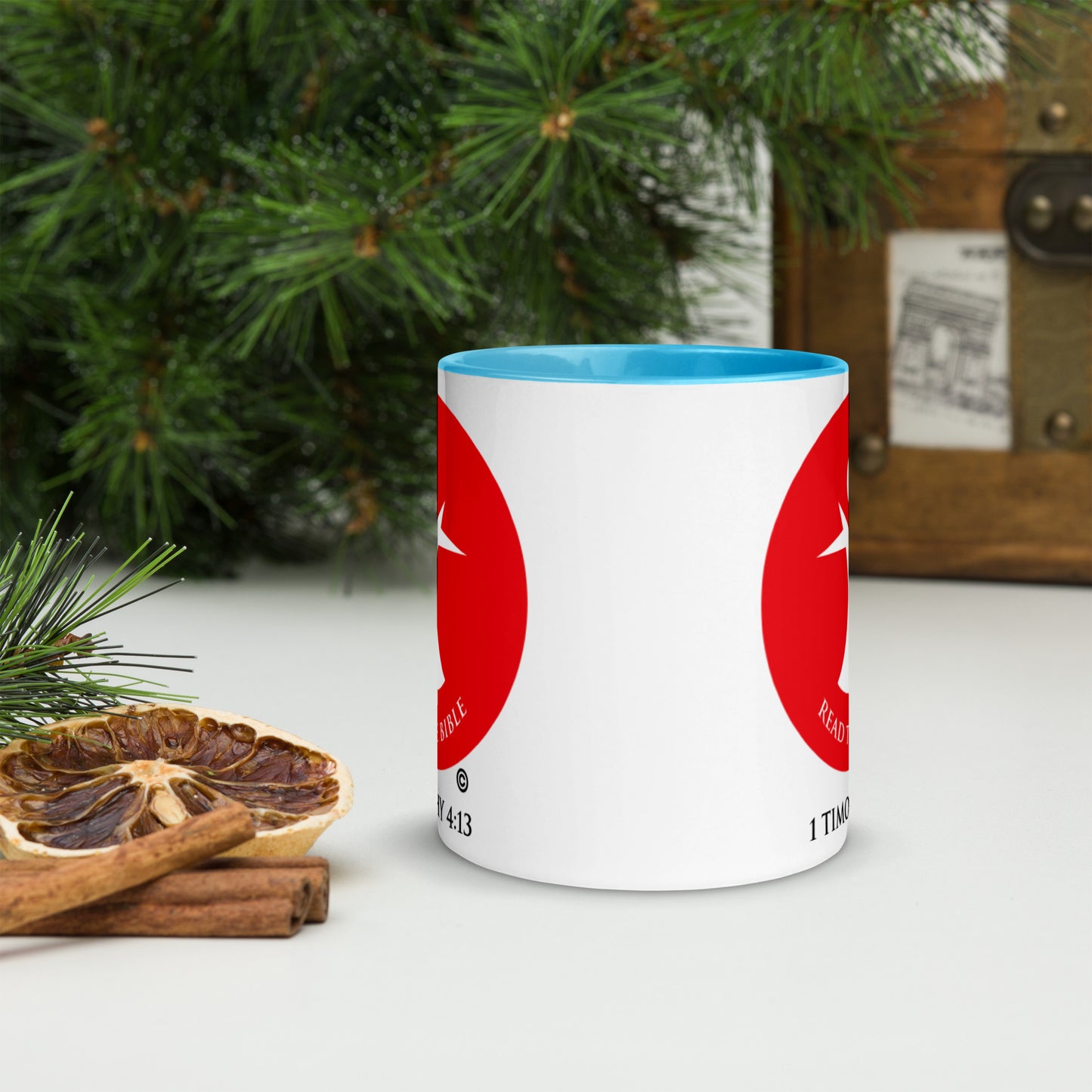 Read the Bible Mug with Color Inside