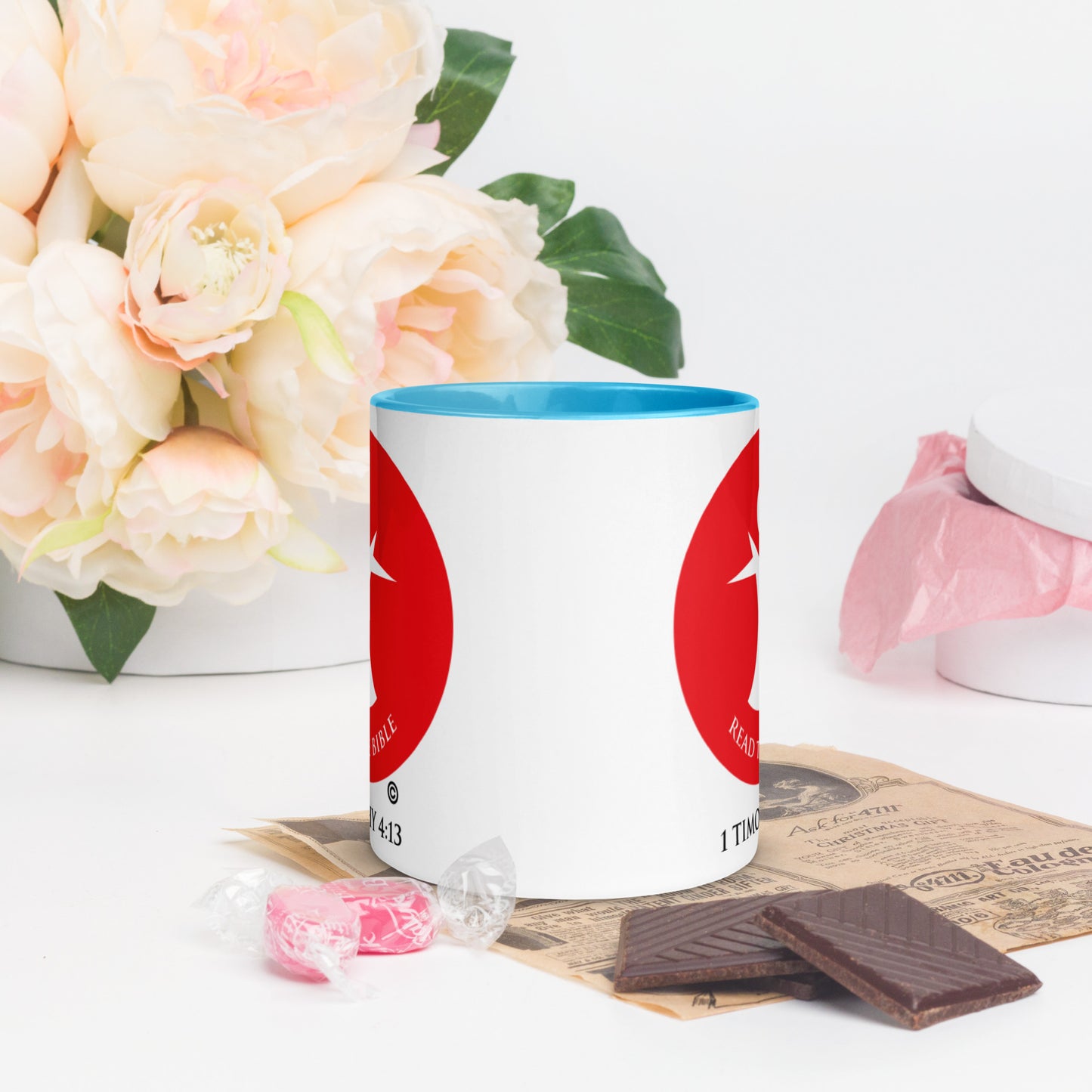Read the Bible Mug with Color Inside