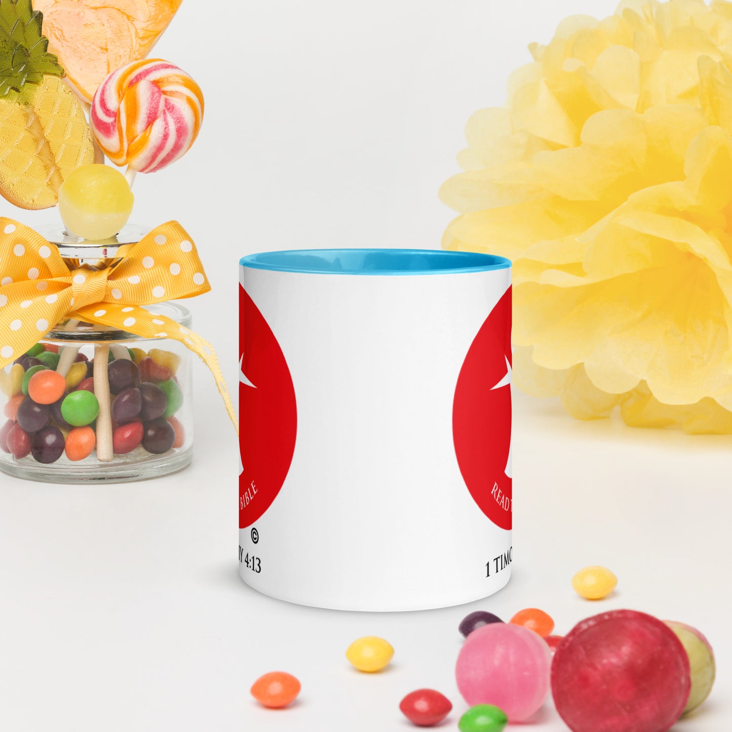 Read the Bible Mug with Color Inside