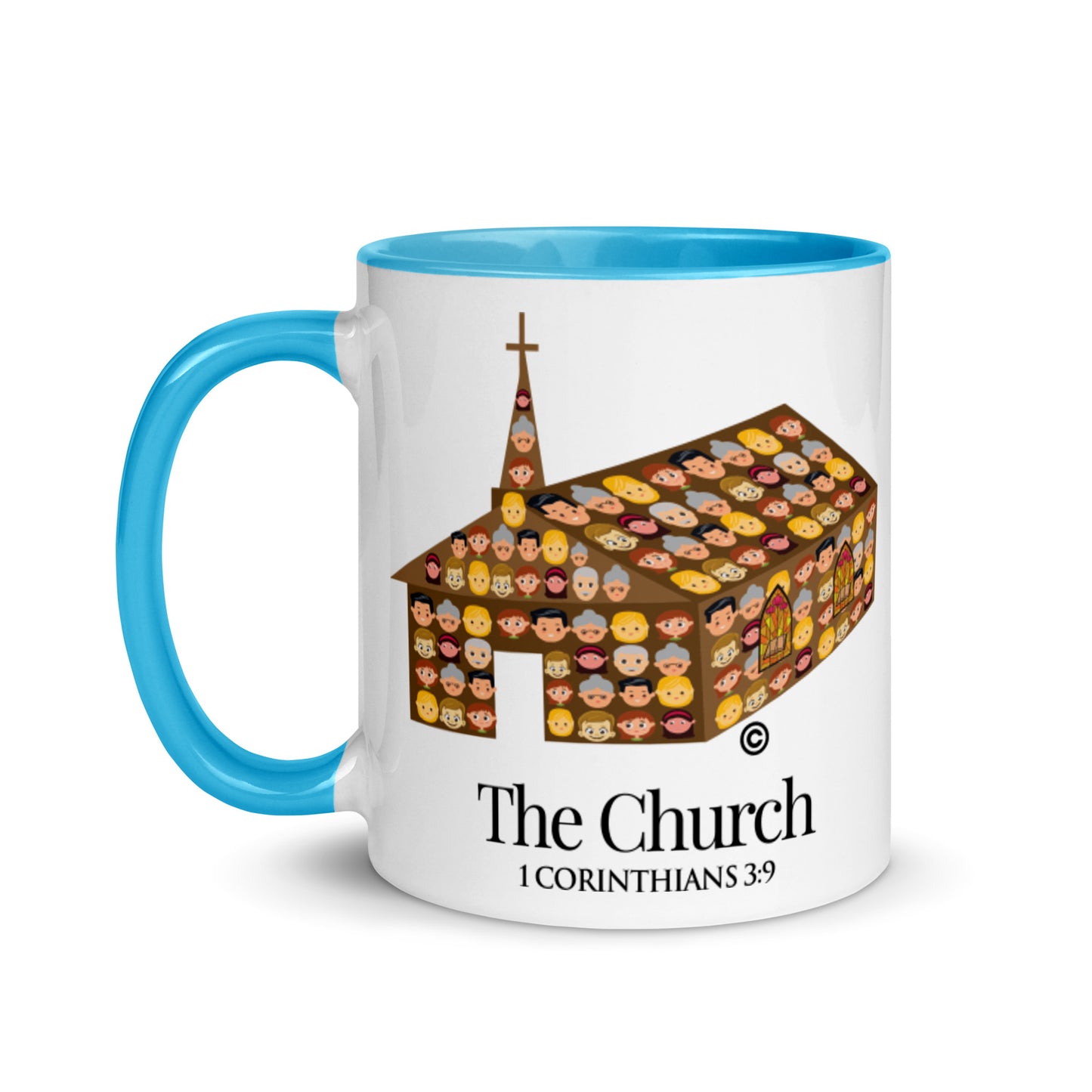 The Church Mug with Color Inside
