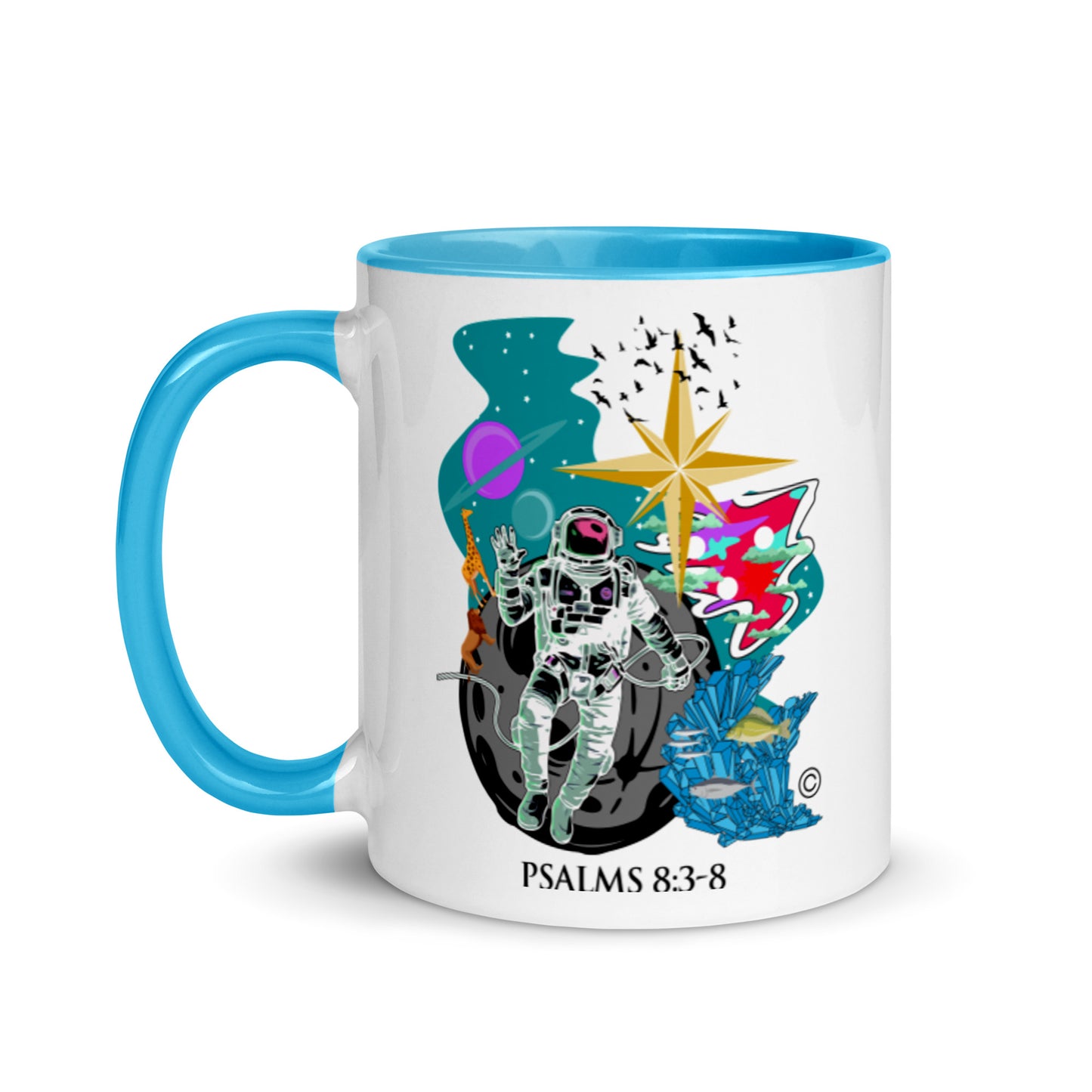 God's Creation Mug with Color Inside