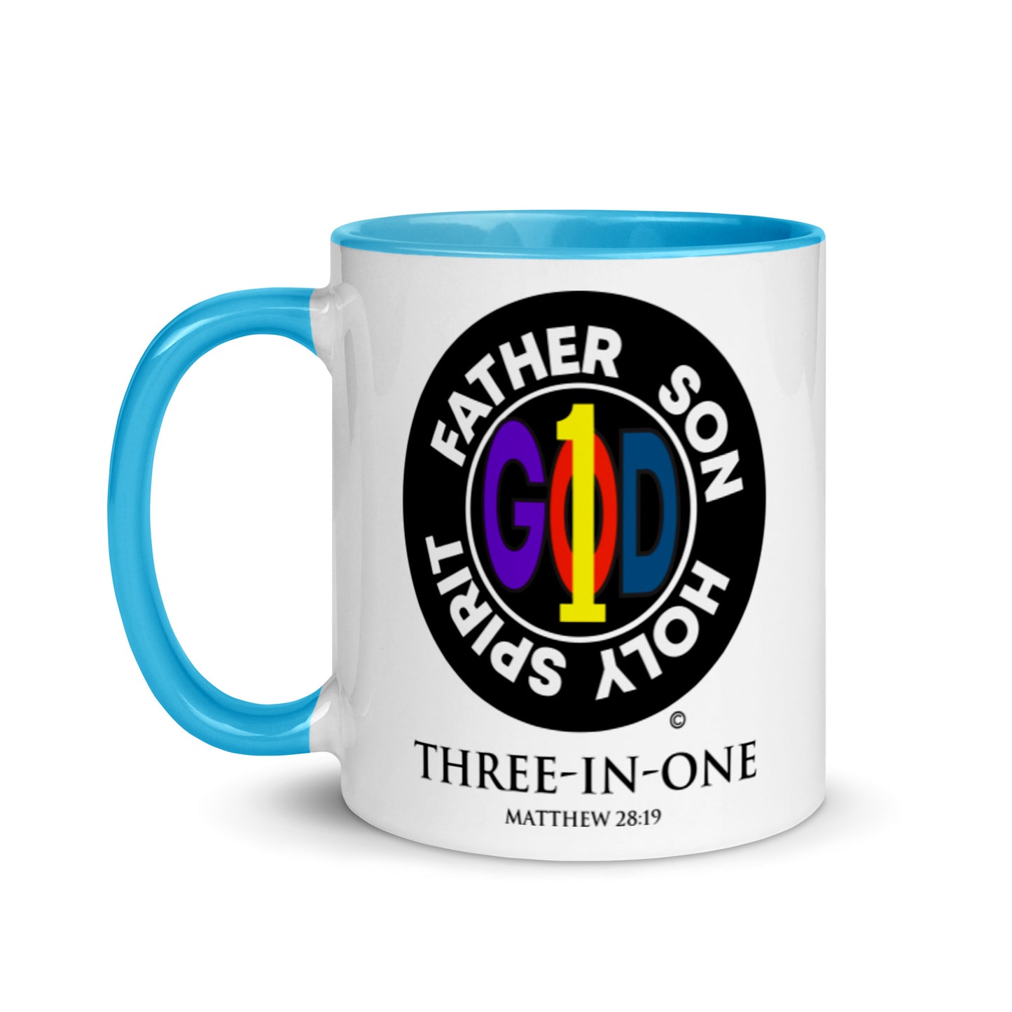 Three-in-One Mug with Color Inside