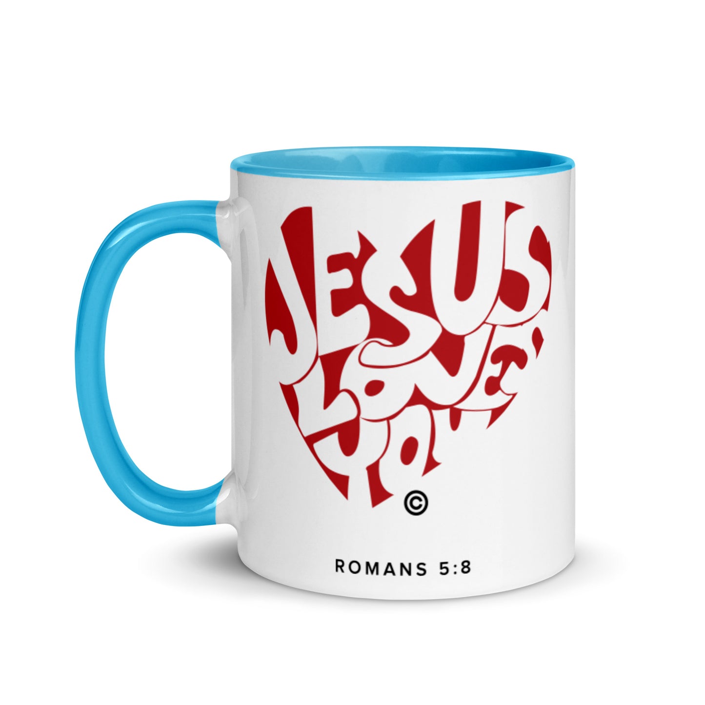 Jesus Loves You Mug with Color Inside